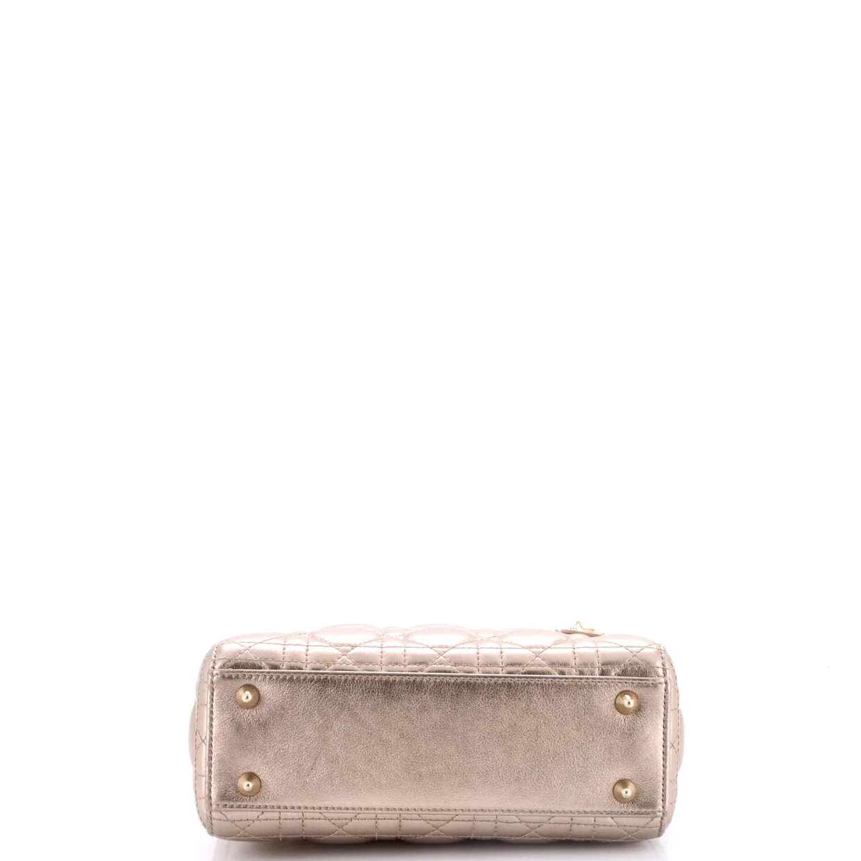 My ABCDior Lady Dior Bag Metallic Cannage Quilt Leather - Deep Luxury