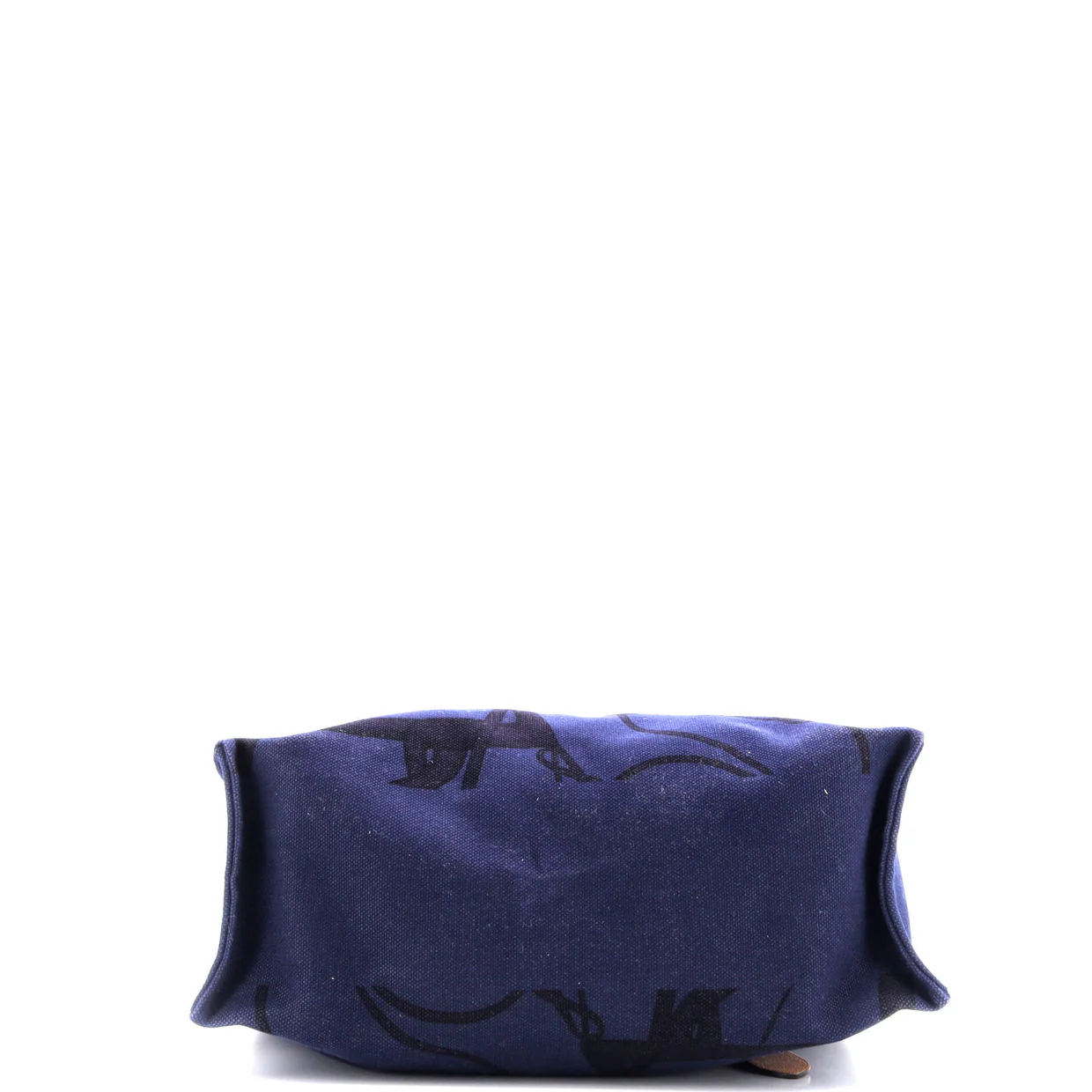 Etriviere Shopping Tote Printed Toile and Leather - Deep Luxury