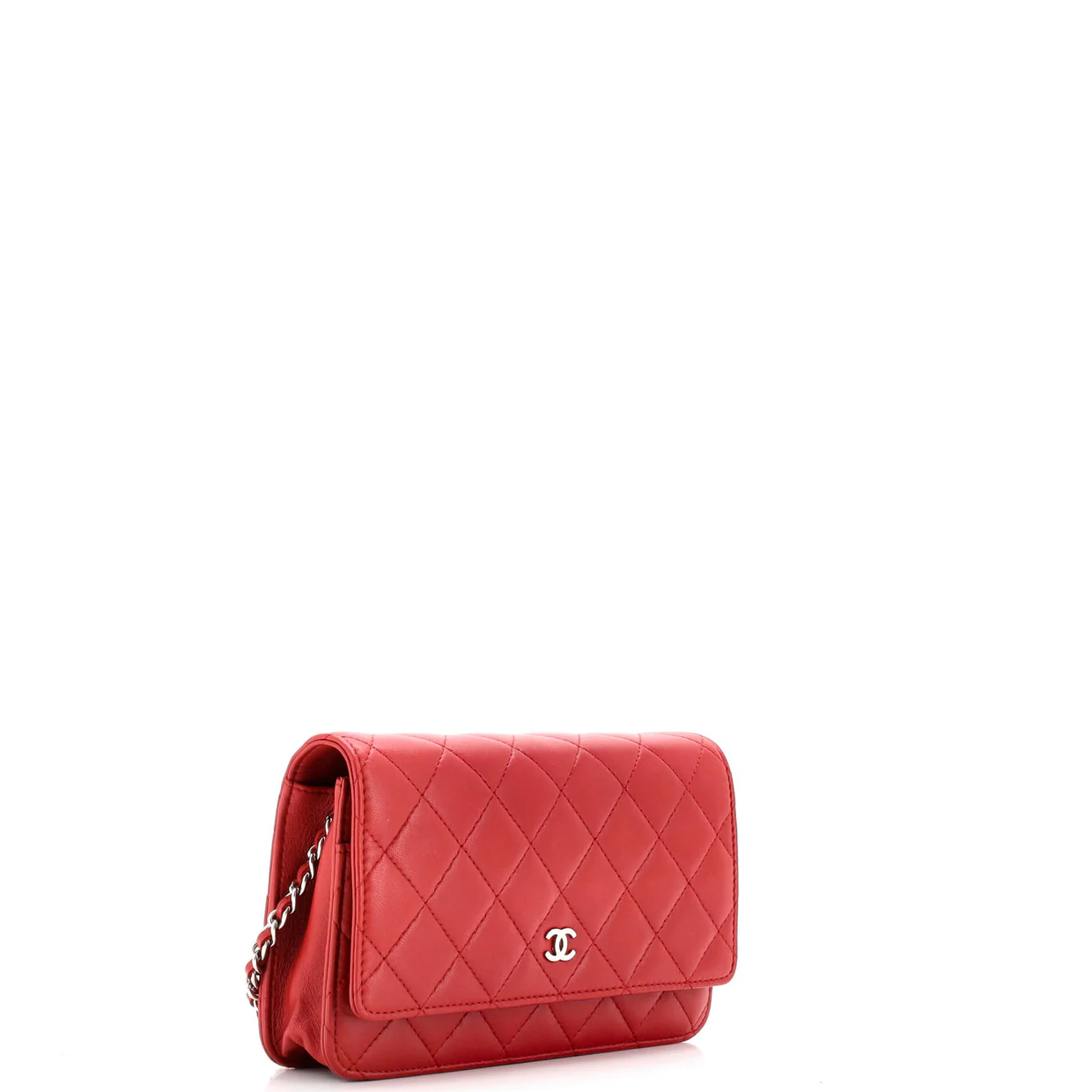 Wallet on Chain Quilted Lambskin - Deep Luxury