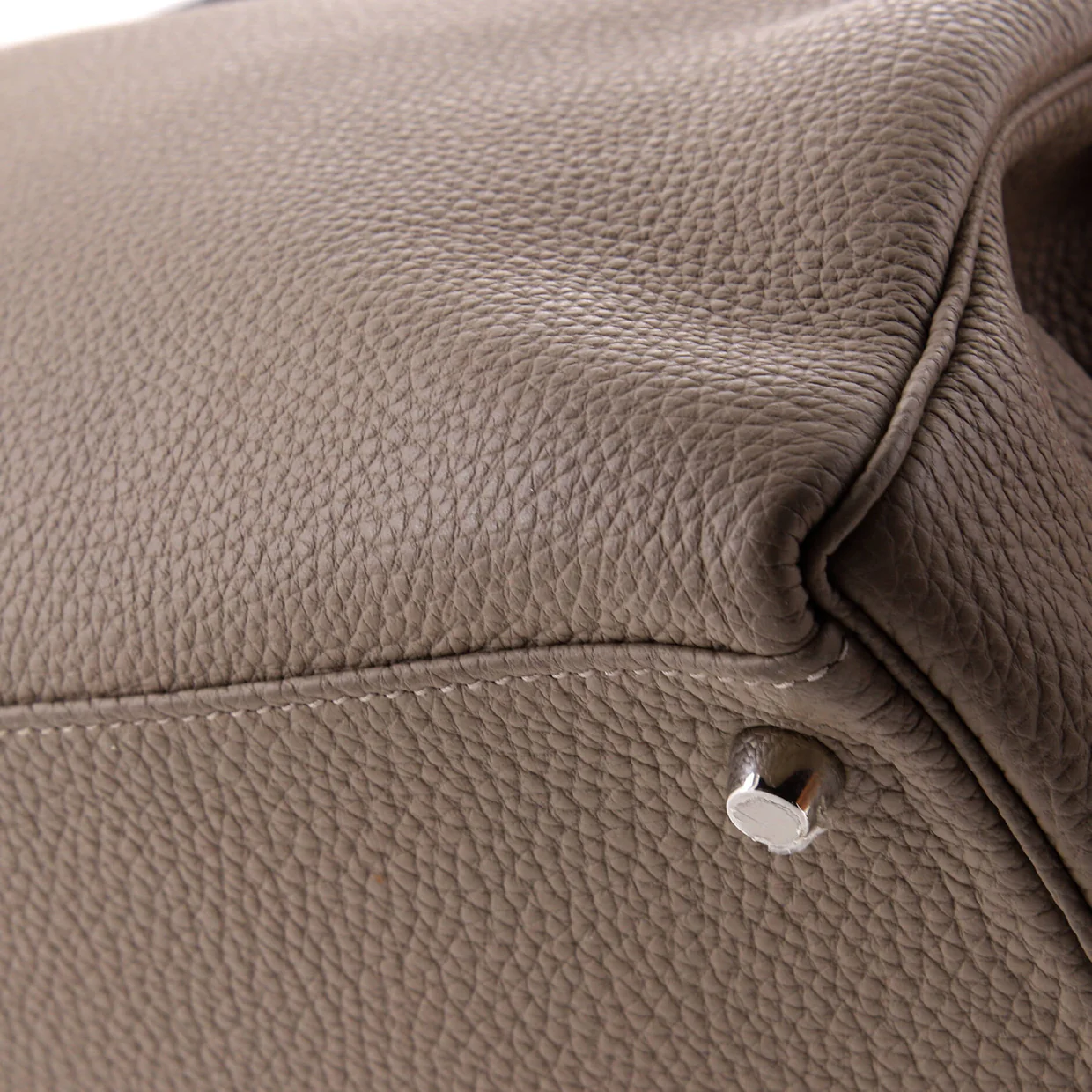 Kelly Handbag Grey Togo with Palladium Hardware 32 - Deep Luxury