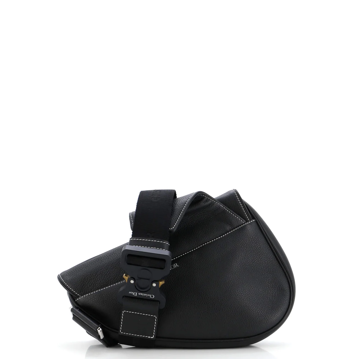 KAWS Saddle Crossbody Bag Leather with Applique - Deep Luxury