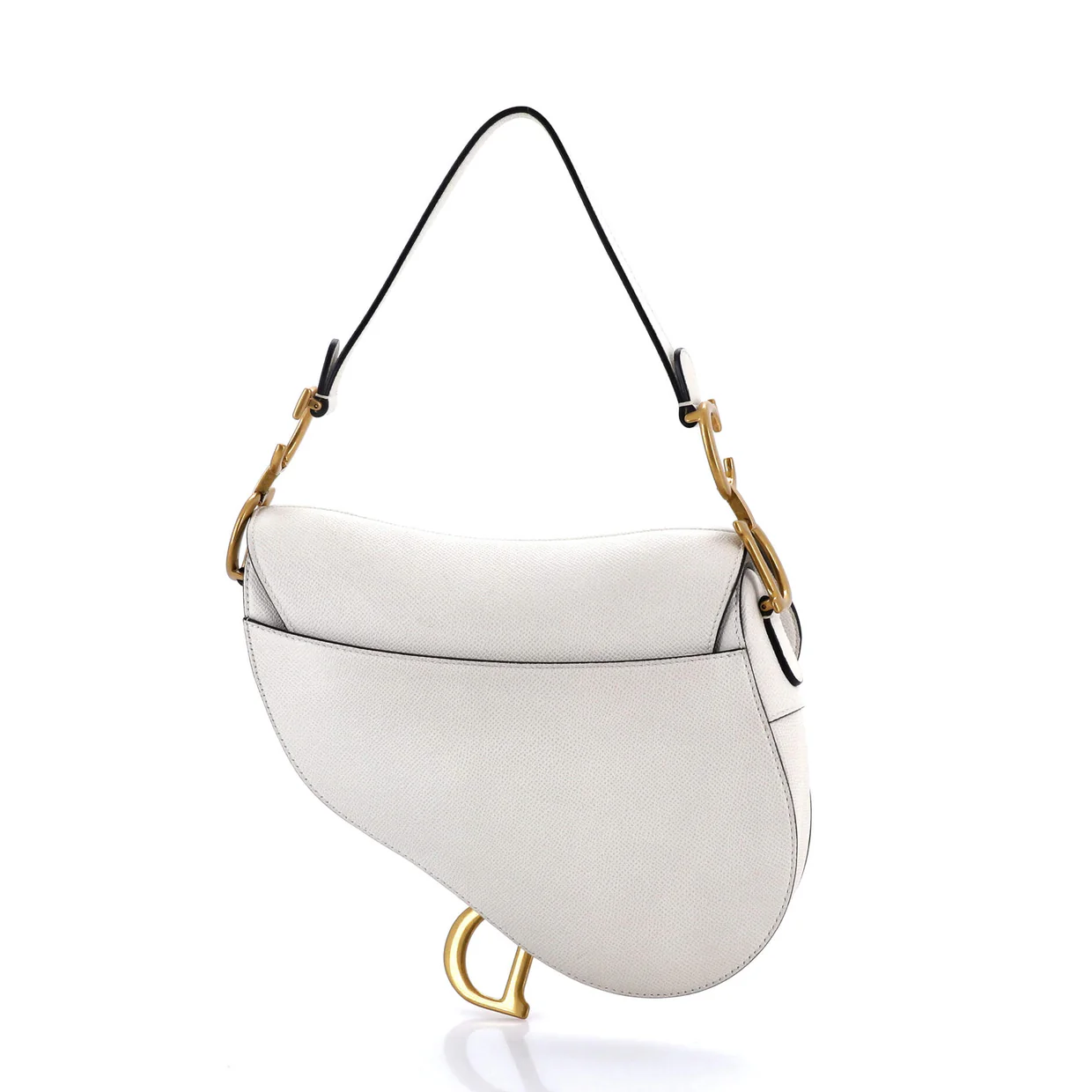 Saddle Handbag Leather Medium - Deep Luxury