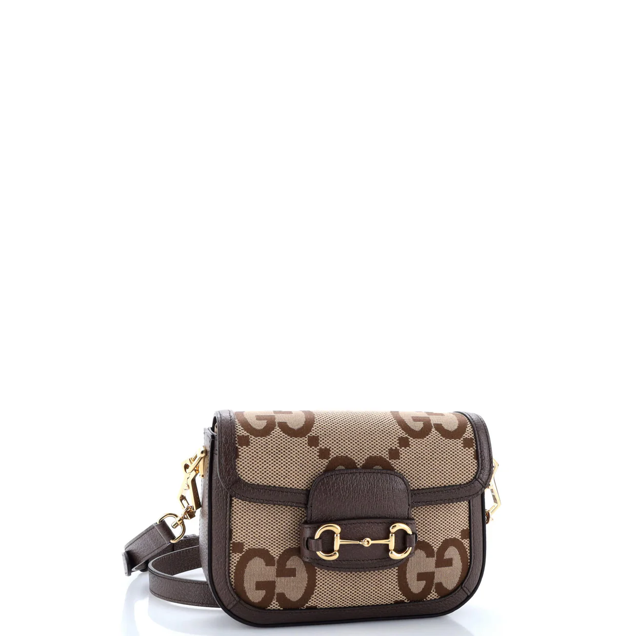 Horsebit 1955 Shoulder Bag Jumbo GG Canvas Mini - Deep Luxury