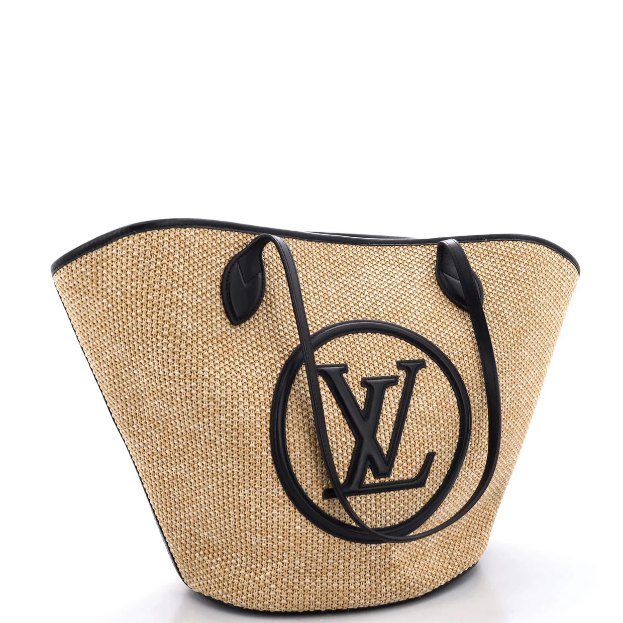 Saint Jacques NM Handbag Raffia and Leather - Deep Luxury