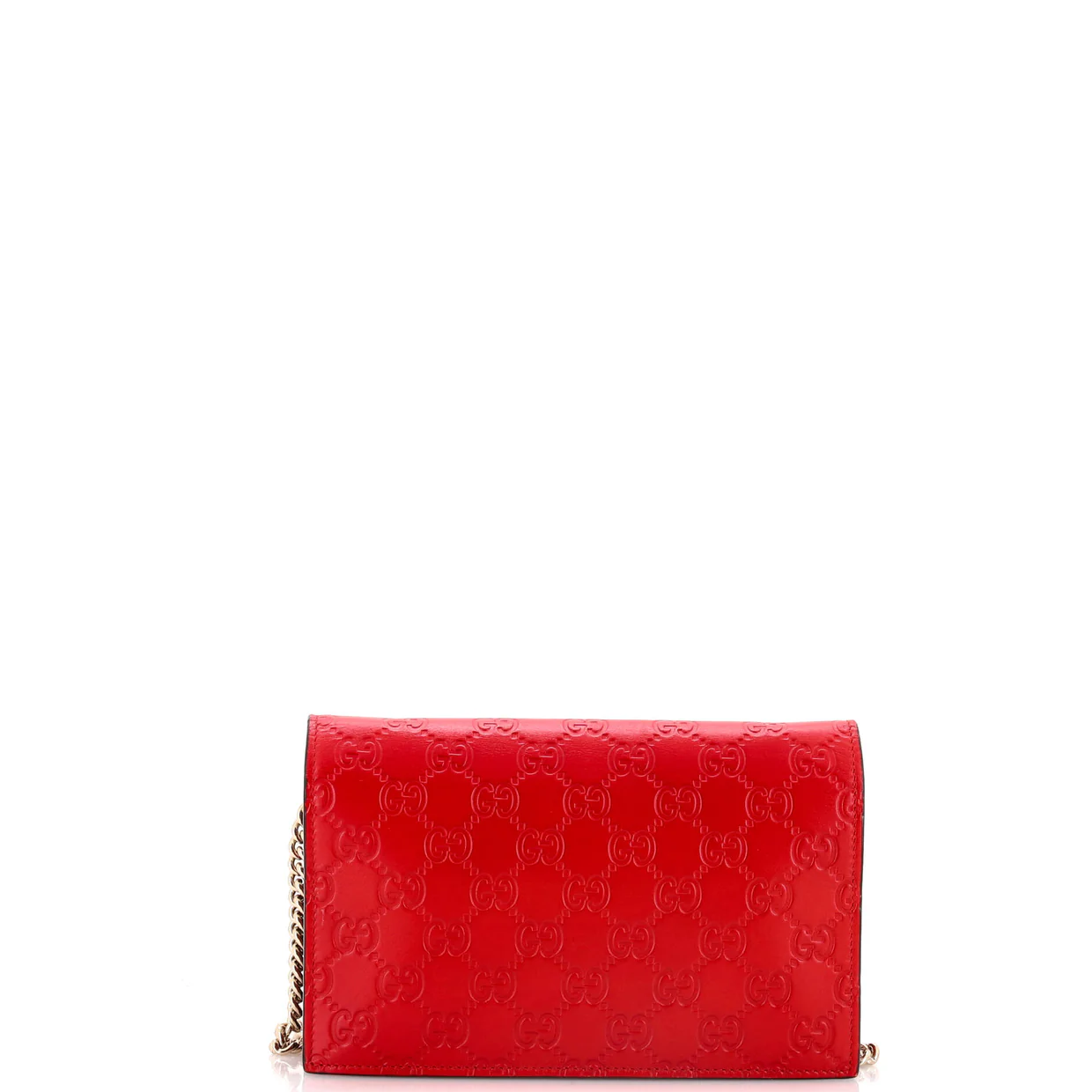 Signature Wallet on Chain Guccissima Leather - Deep Luxury