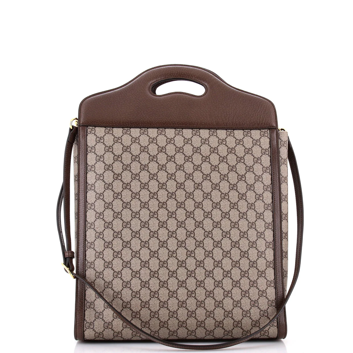 Cut Out Handle Tote Printed GG Coated Canvas - Deep Luxury