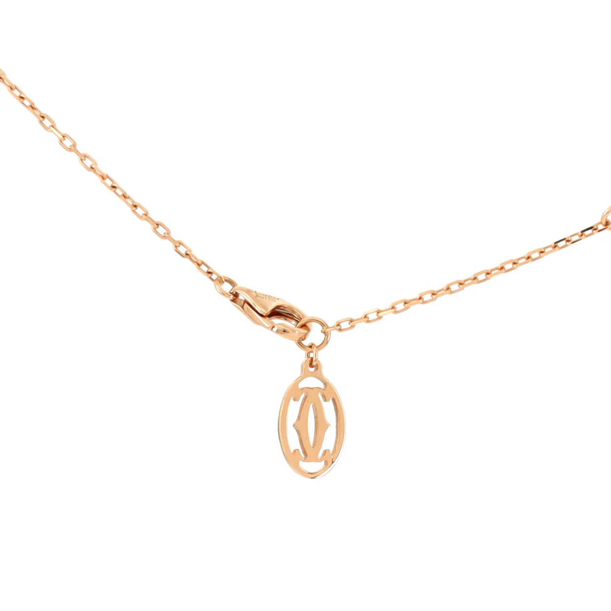 Cartier D'Amour Pendant Necklace 18K Rose Gold with Diamond Large - Deep Luxury