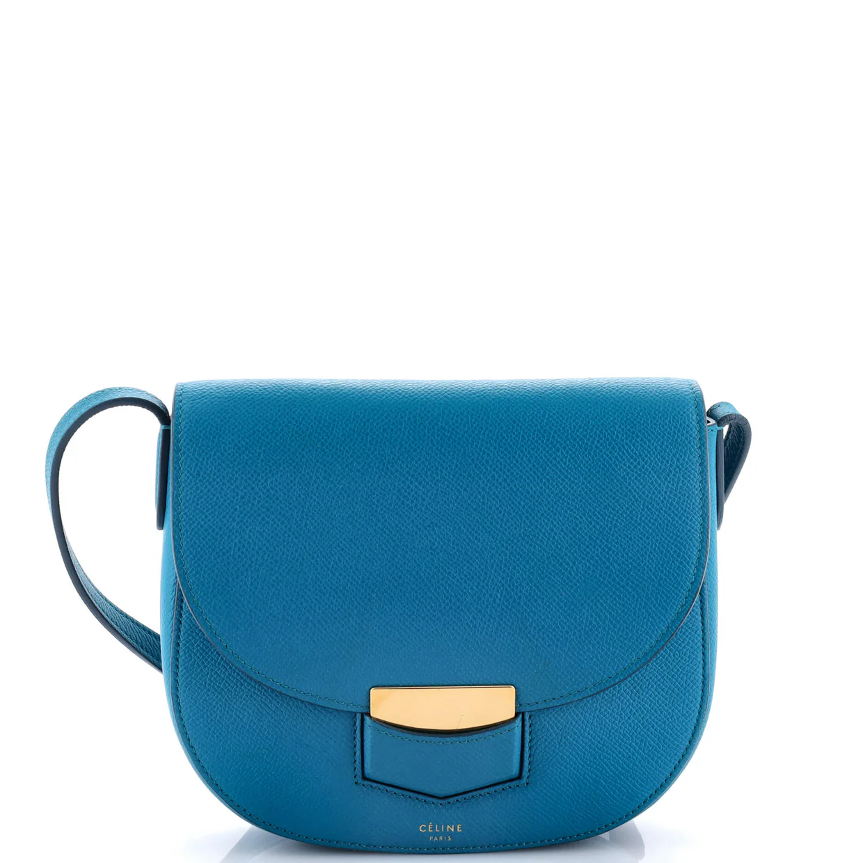 Trotteur Crossbody Bag Grainy Leather Small - Deep Luxury