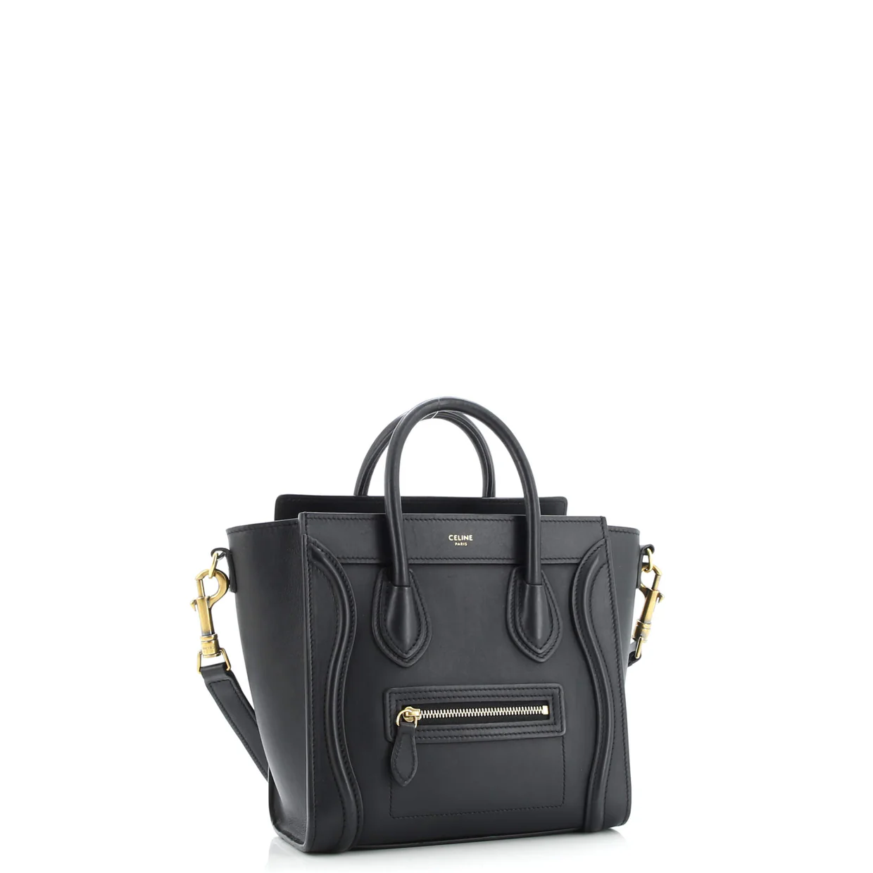 Luggage Bag Smooth Leather Nano - Deep Luxury