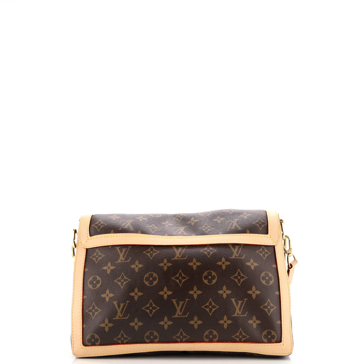 Dauphine Soft Shoulder Bag Monogram Canvas GM - Deep Luxury