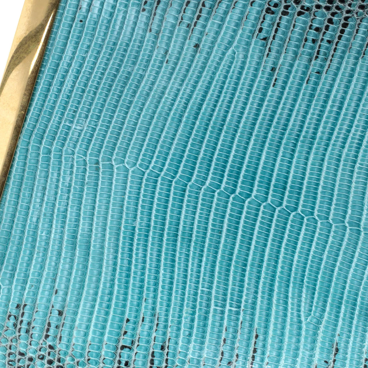 Clasp Crossbody Bag Lizard Mini - Deep Luxury