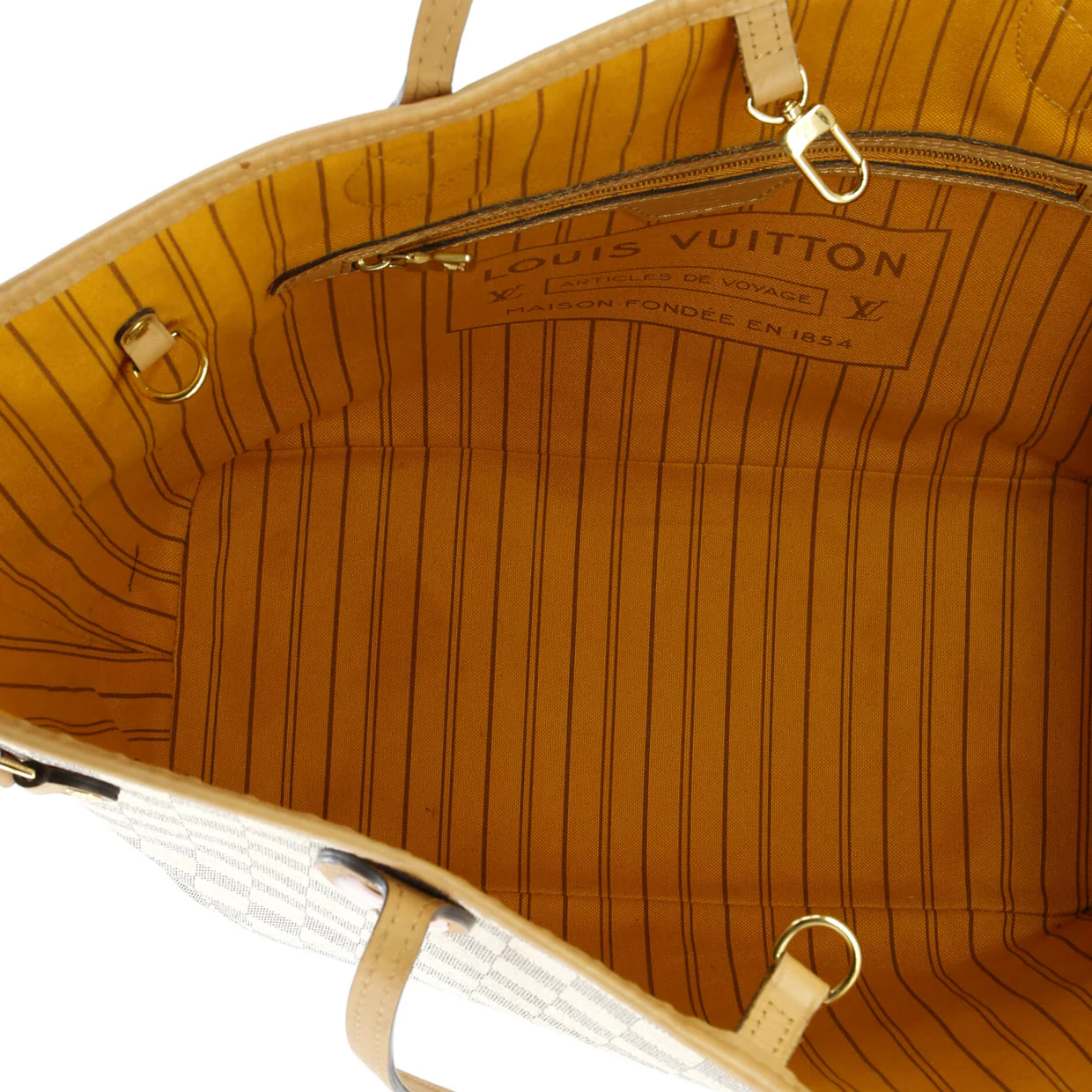 Neverfull NM Tote Damier with Braided Detail MM - Deep Luxury