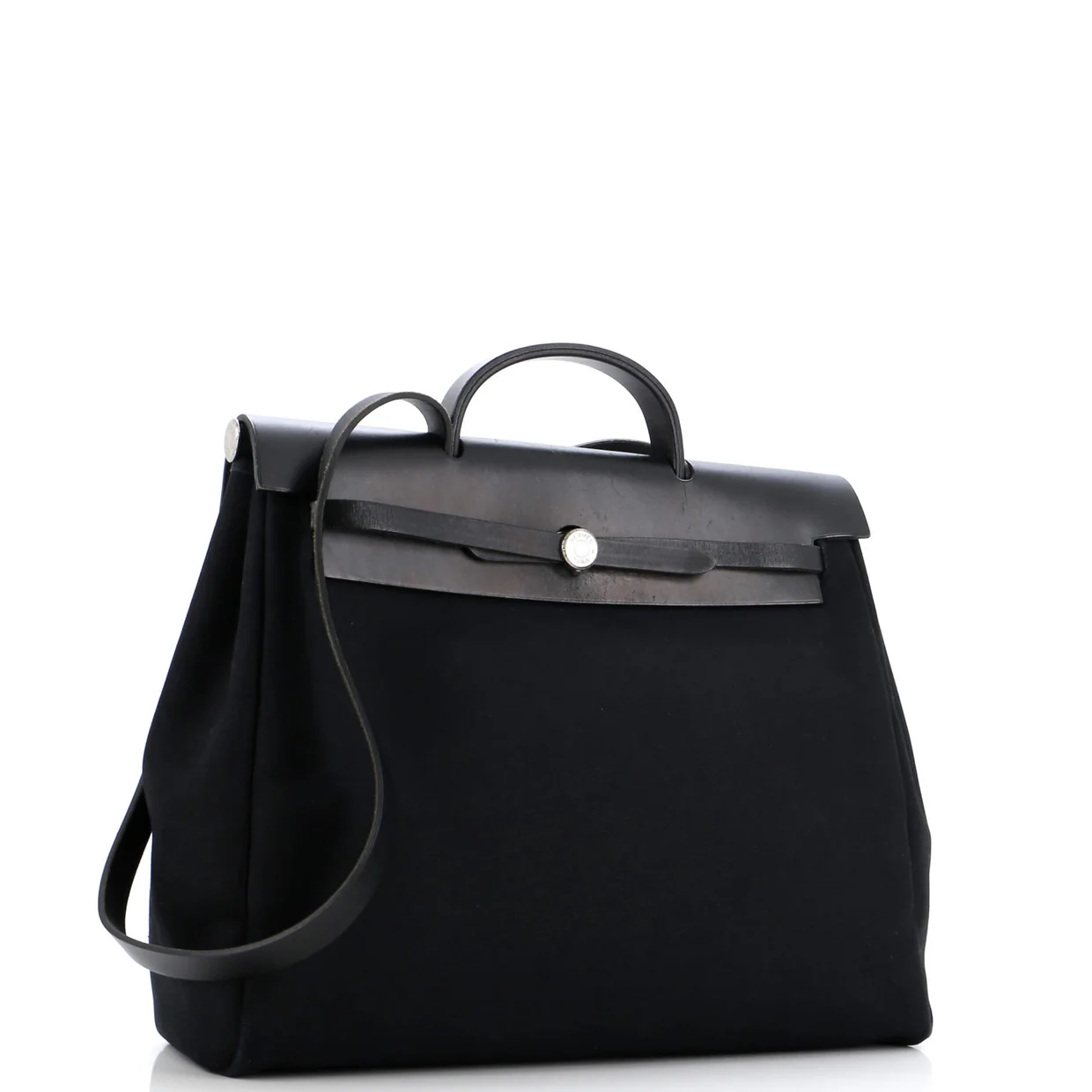 Herbag Toile and Leather MM - Deep Luxury