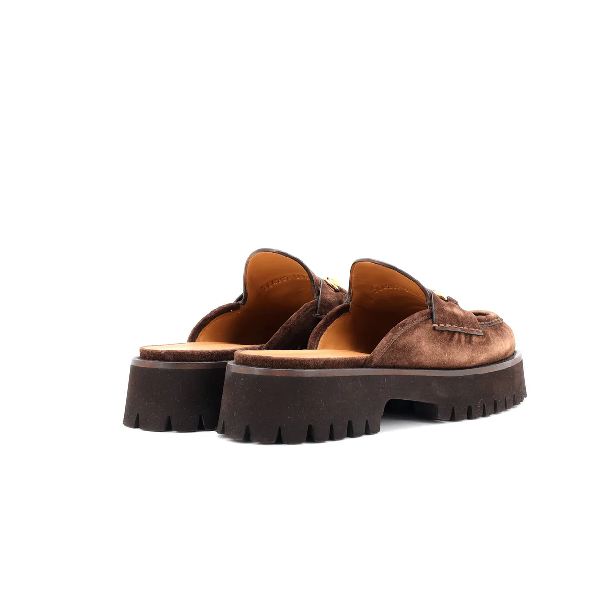 Women's Horsebit Flatform Mules Suede - Deep Luxury