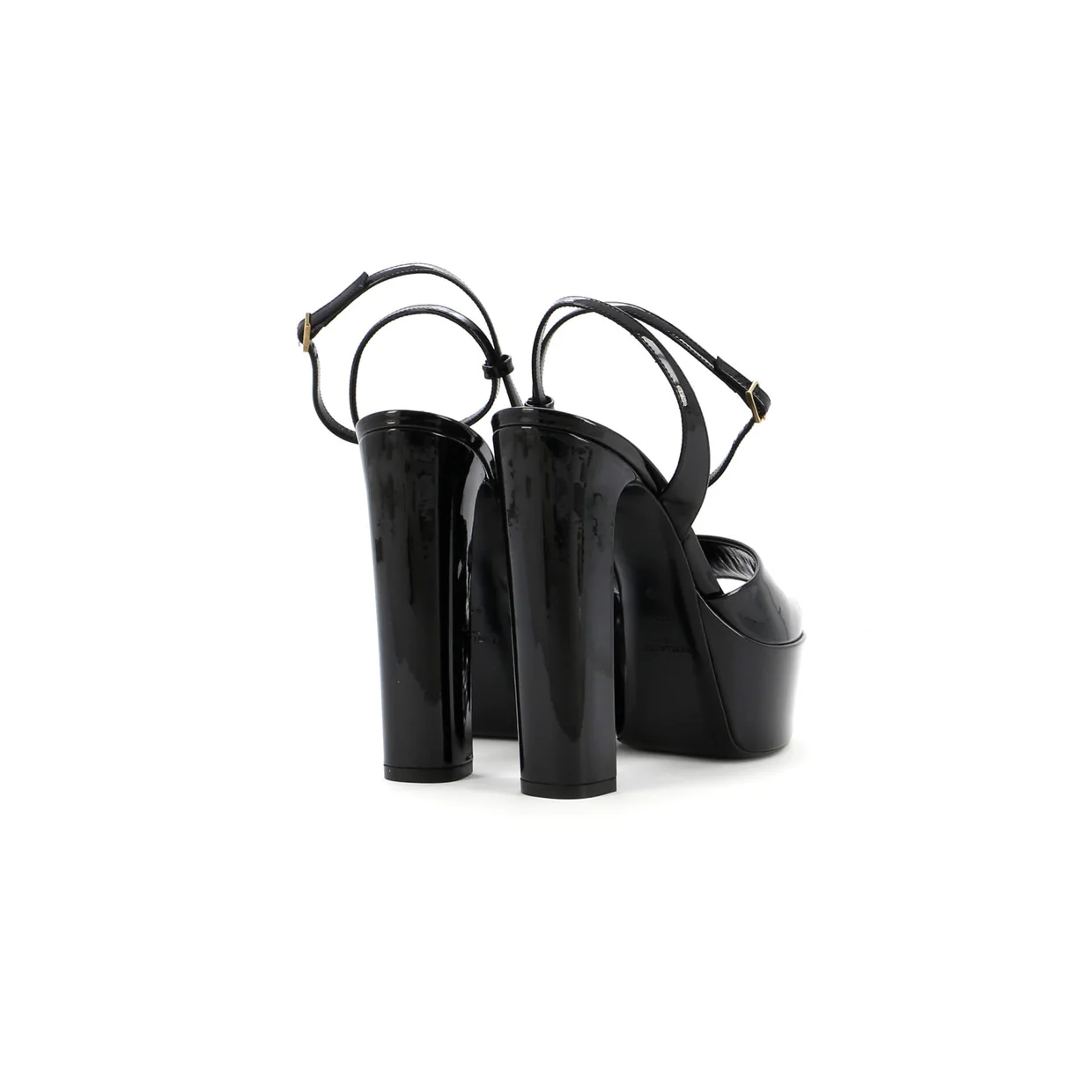 Women's Jodie Platform Heeled Sandals Patent - Deep Luxury
