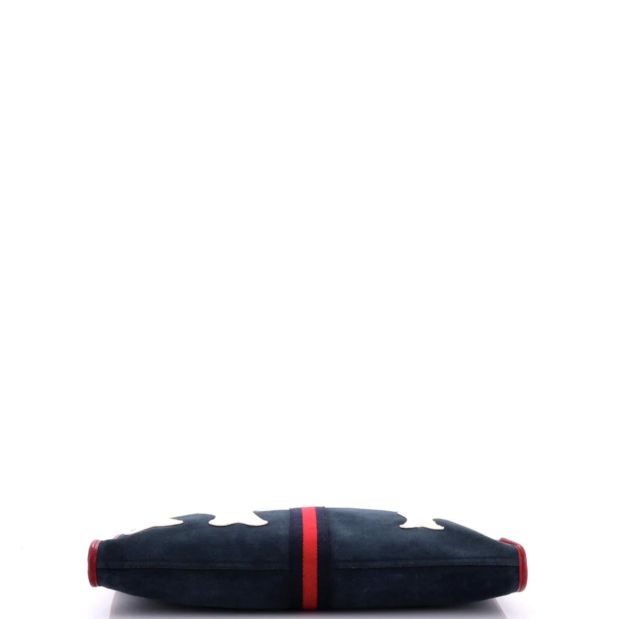 Rajah Chain Tote Suede with Applique Large - Deep Luxury