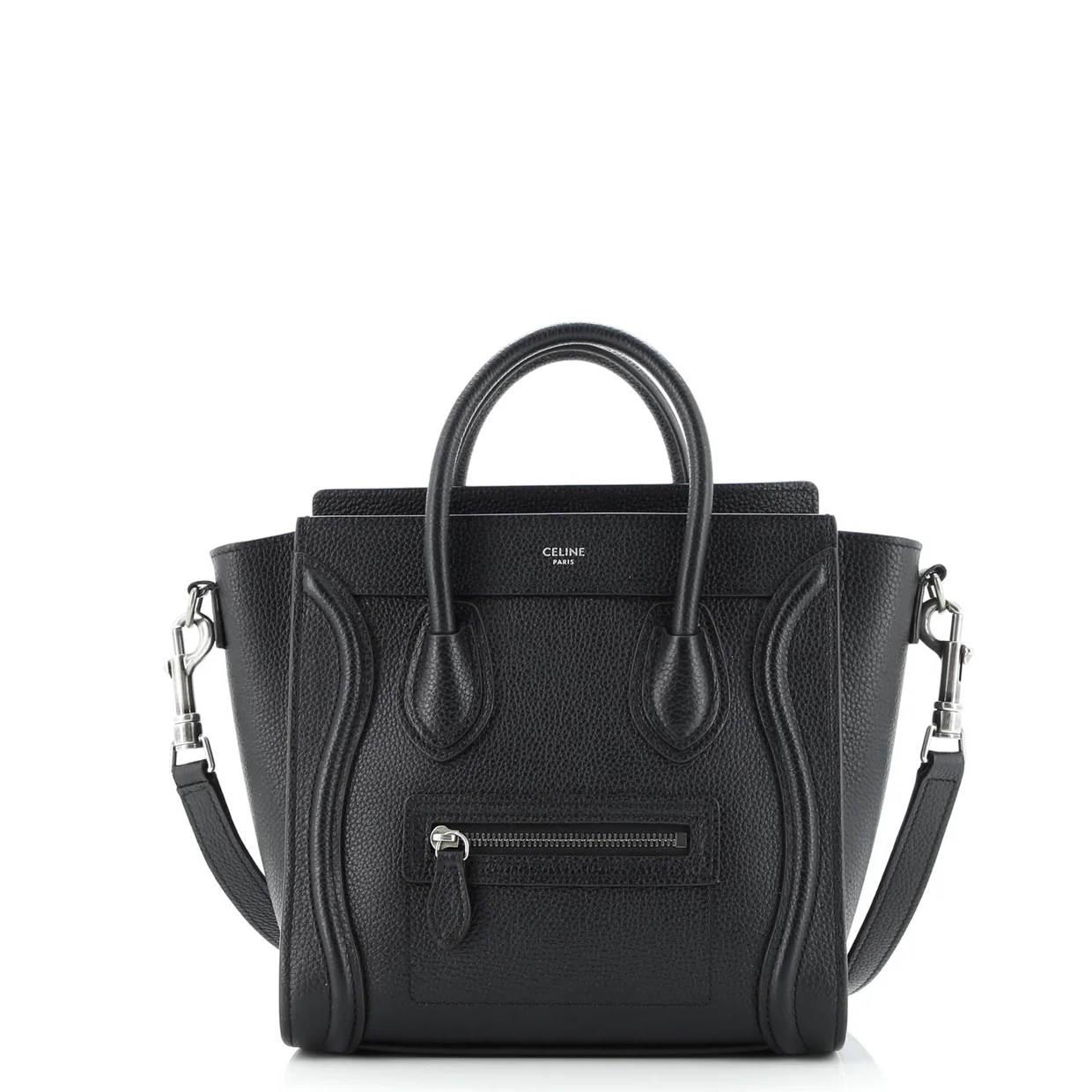 Luggage Bag Grainy Leather Nano - Deep Luxury