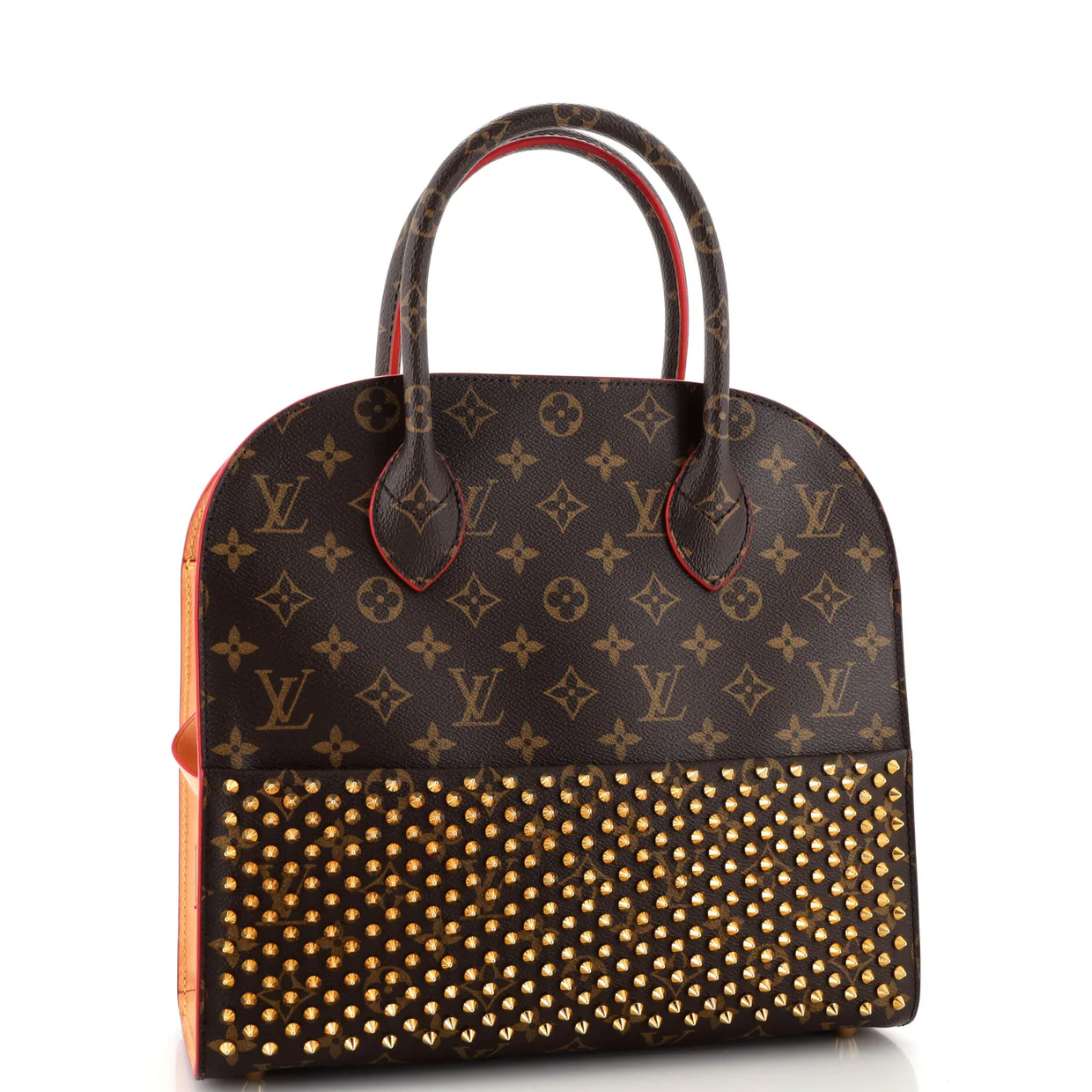 x Christian Louboutin Shopping Bag Calf Hair and Monogram Canvas - Deep Luxury