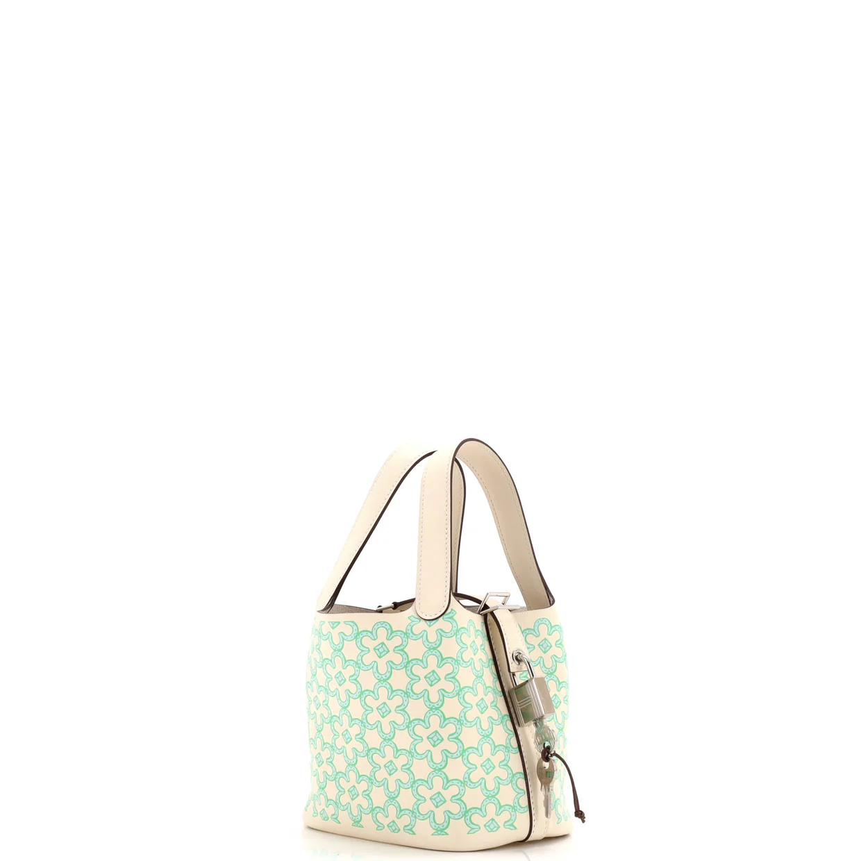 Picotin Lock Bag Lucky Daisy Printed Swift Micro - Deep Luxury