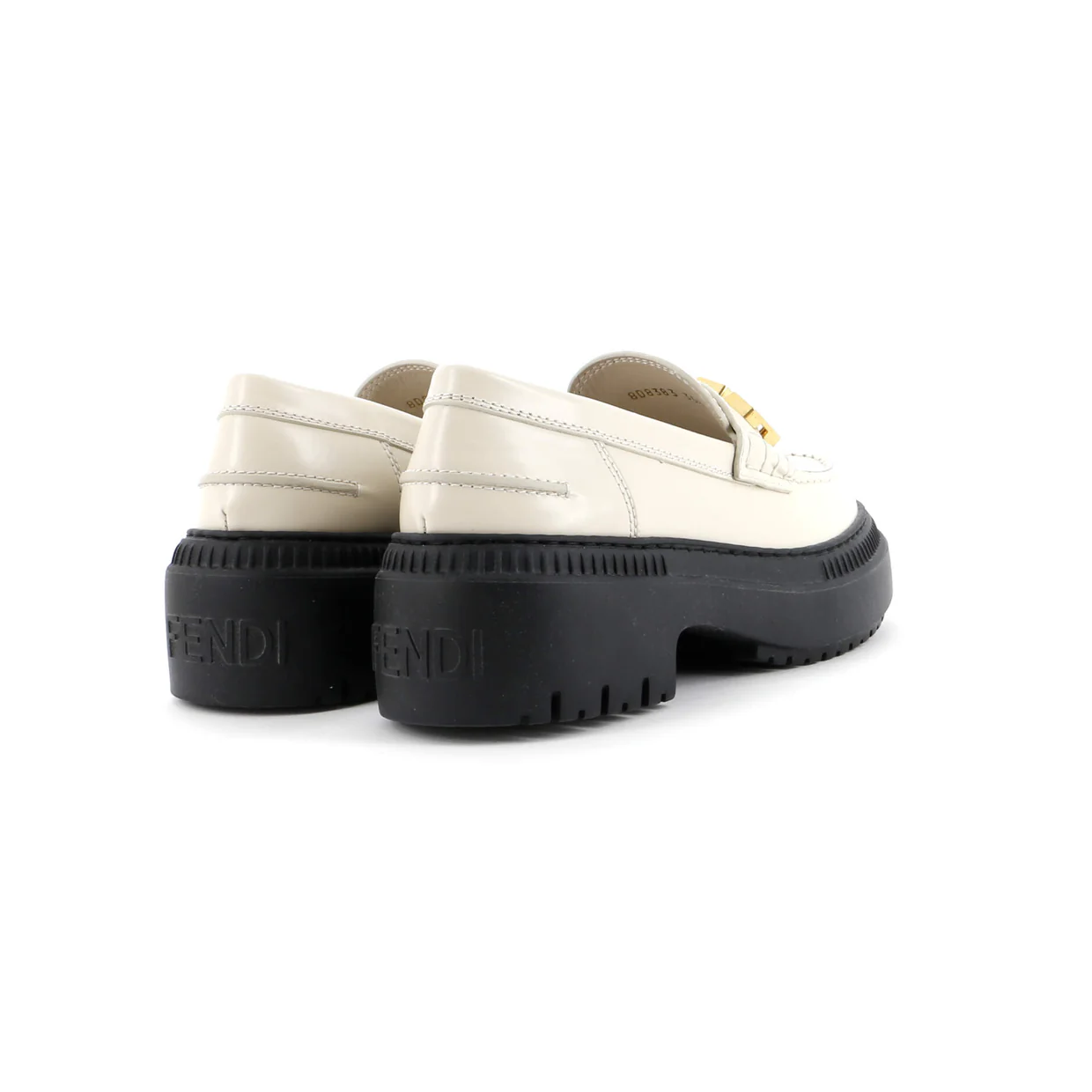 Women's Fendigraphy Lug Sole Loafers Leather - Deep Luxury