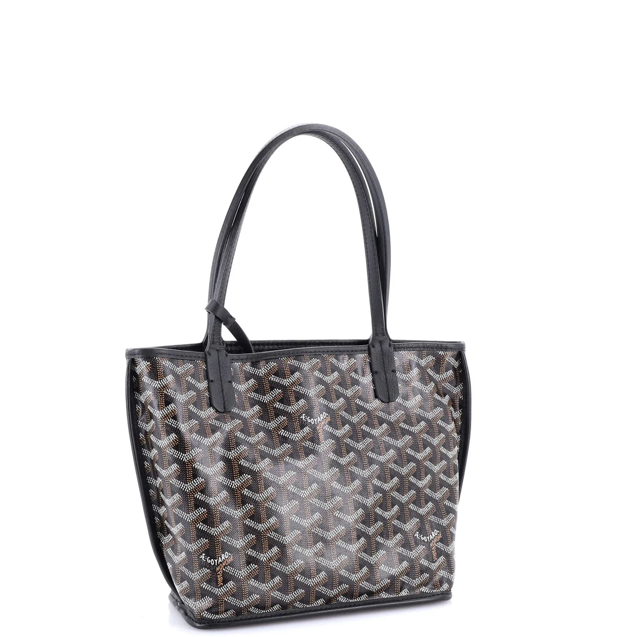 Anjou Reversible Tote Printed Coated Canvas Mini - Deep Luxury