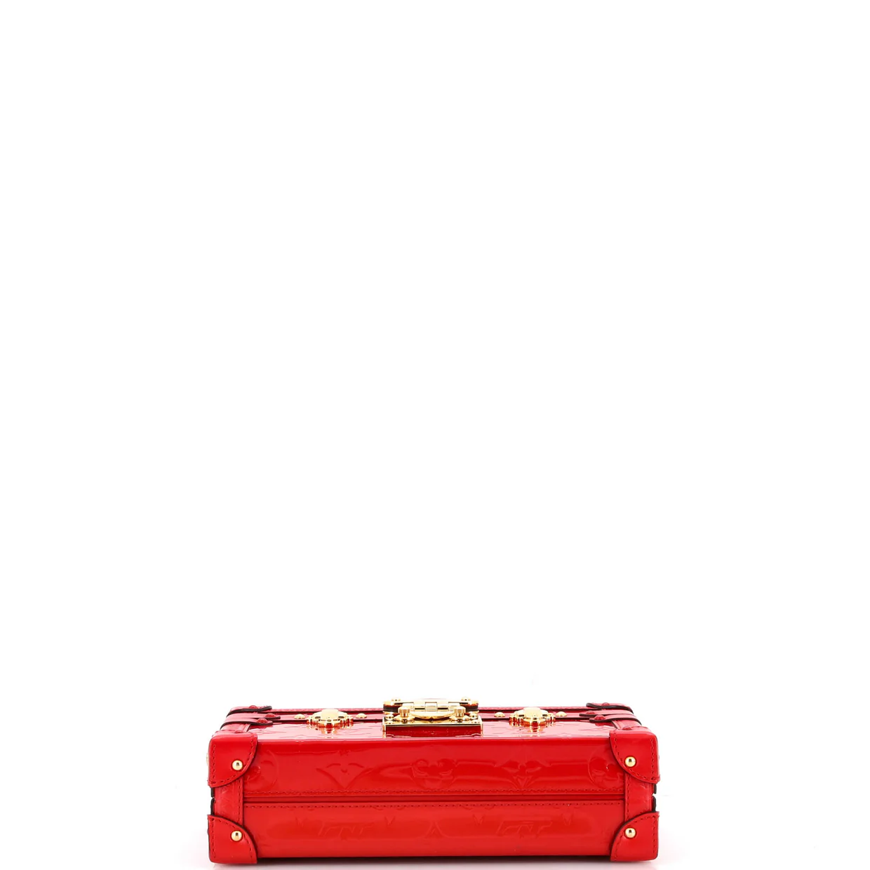 Petite Malle Handbag Monogram Vernis - Deep Luxury