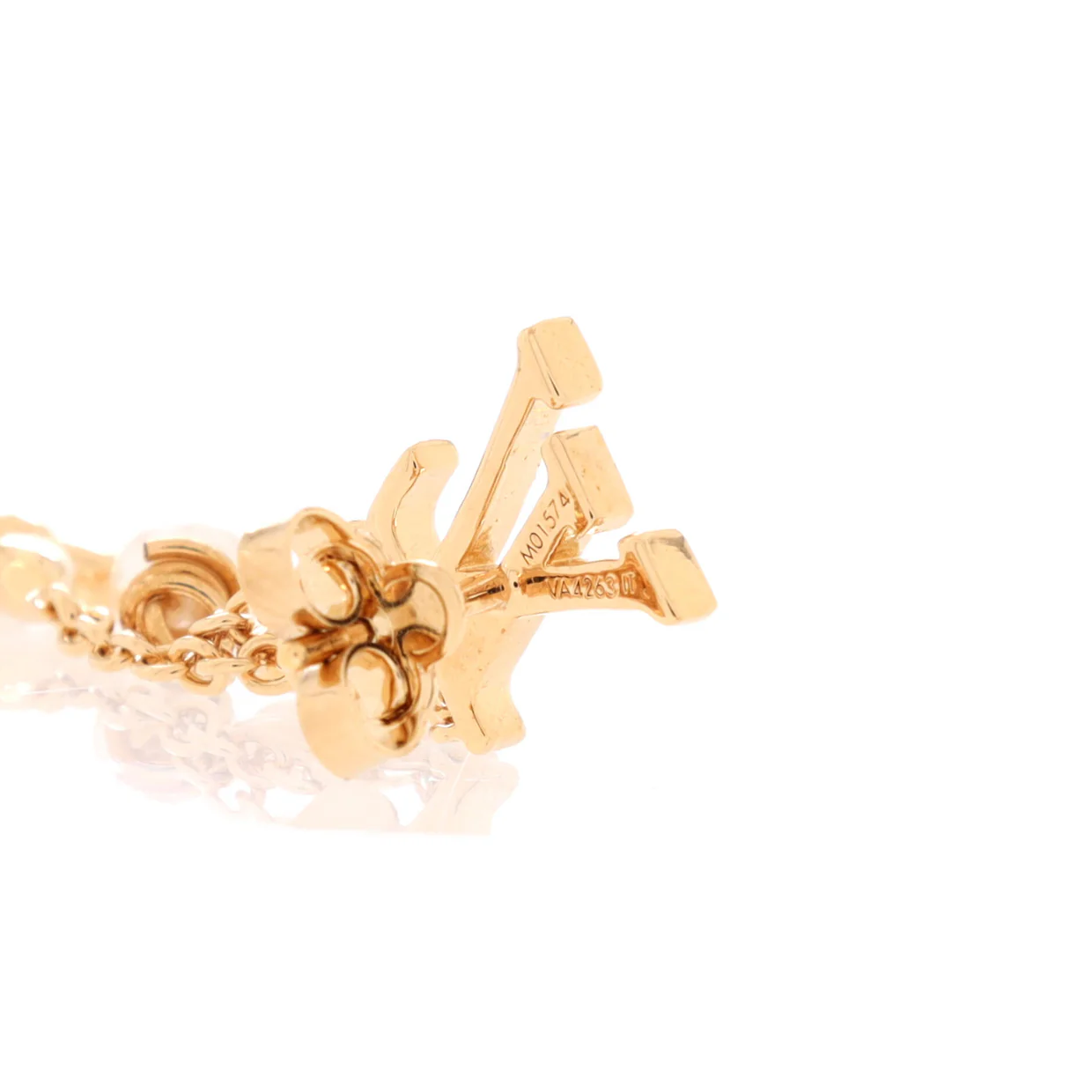 Louisa Earrings Metal with Faux Pearls - Deep Luxury