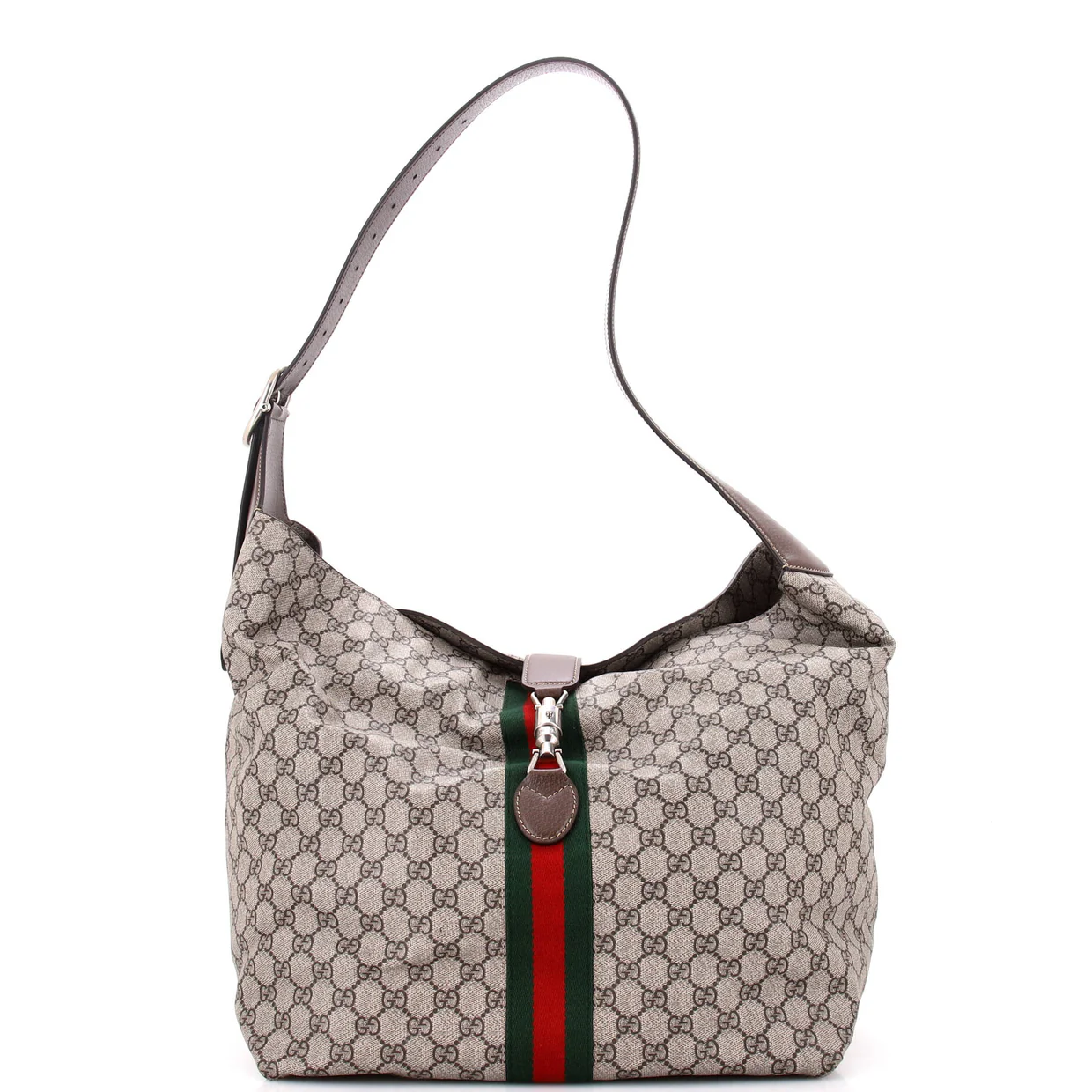 Jackie 1961 Soft Shoulder Bag GG Coated Canvas Medium - Deep Luxury