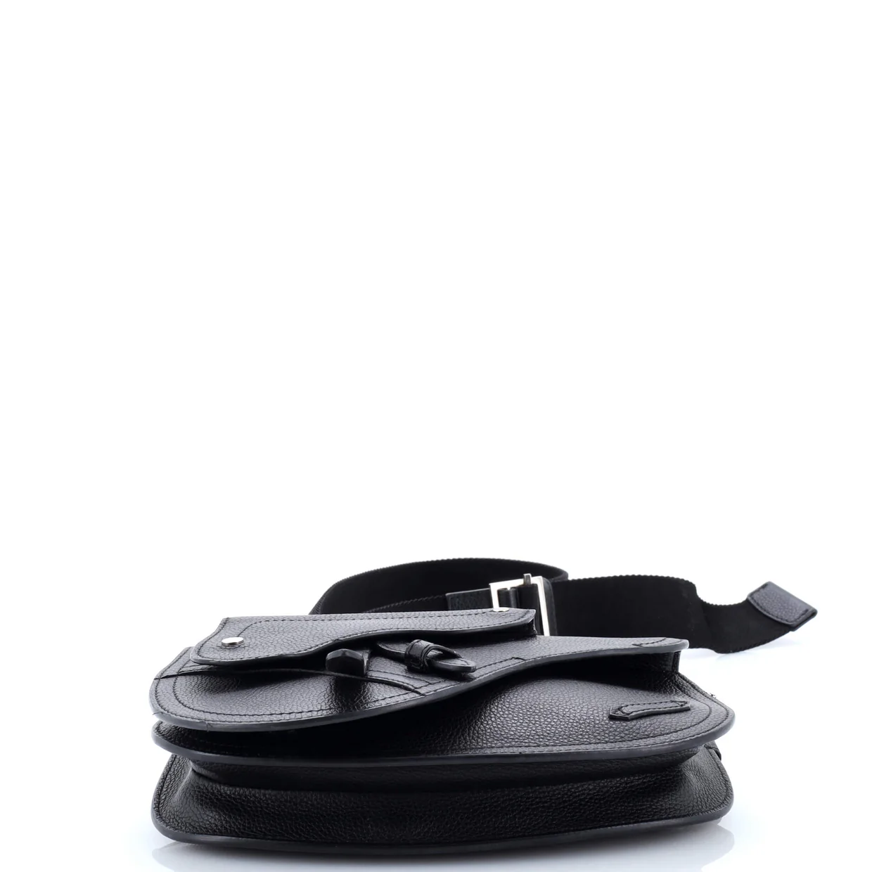 Saddle Messenger Pouch Leather - Deep Luxury