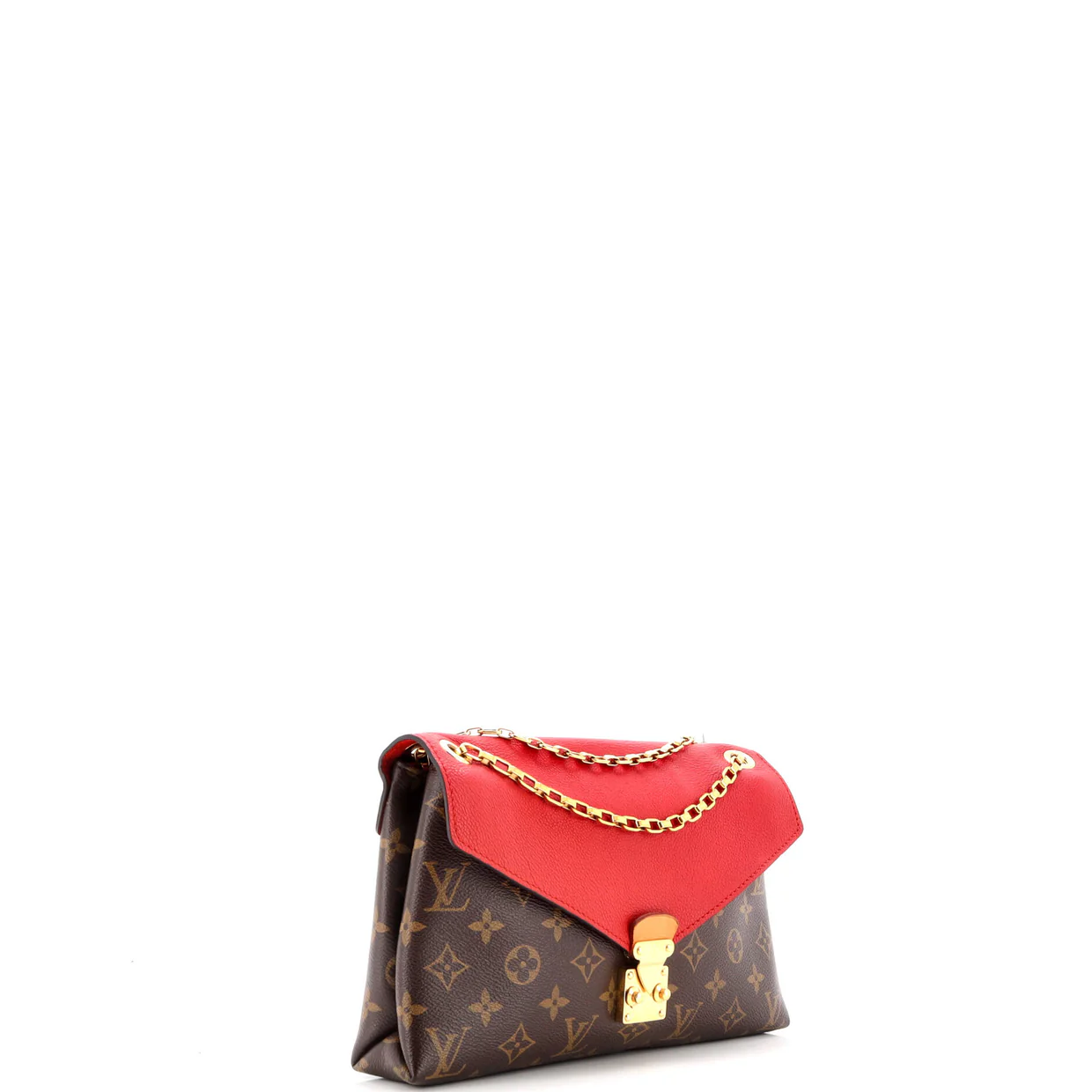 Pallas Chain Shoulder Bag Monogram Canvas and Calfskin - Deep Luxury