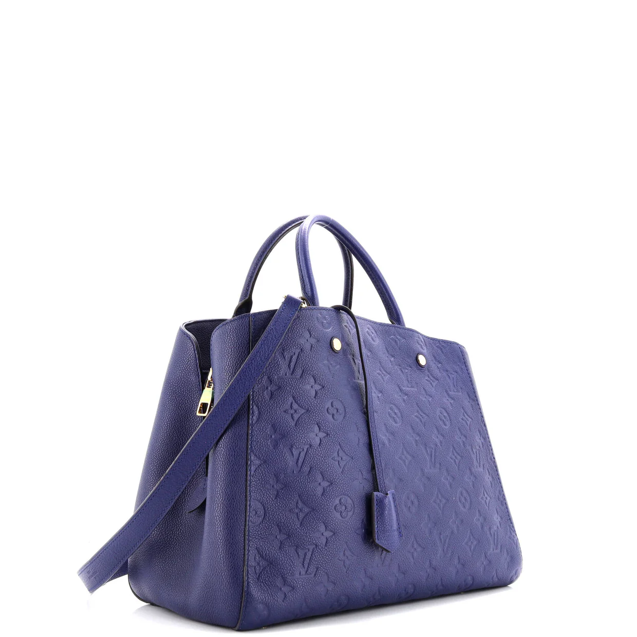 Montaigne Handbag Monogram Empreinte Leather GM - Deep Luxury