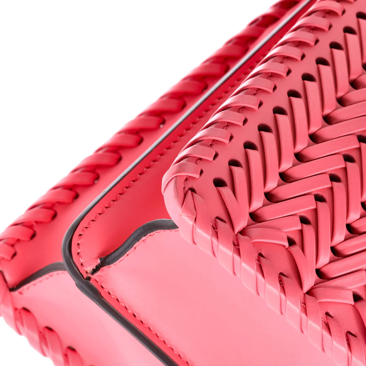 Peekaboo ISeeU Bag Woven Leather Small - Deep Luxury