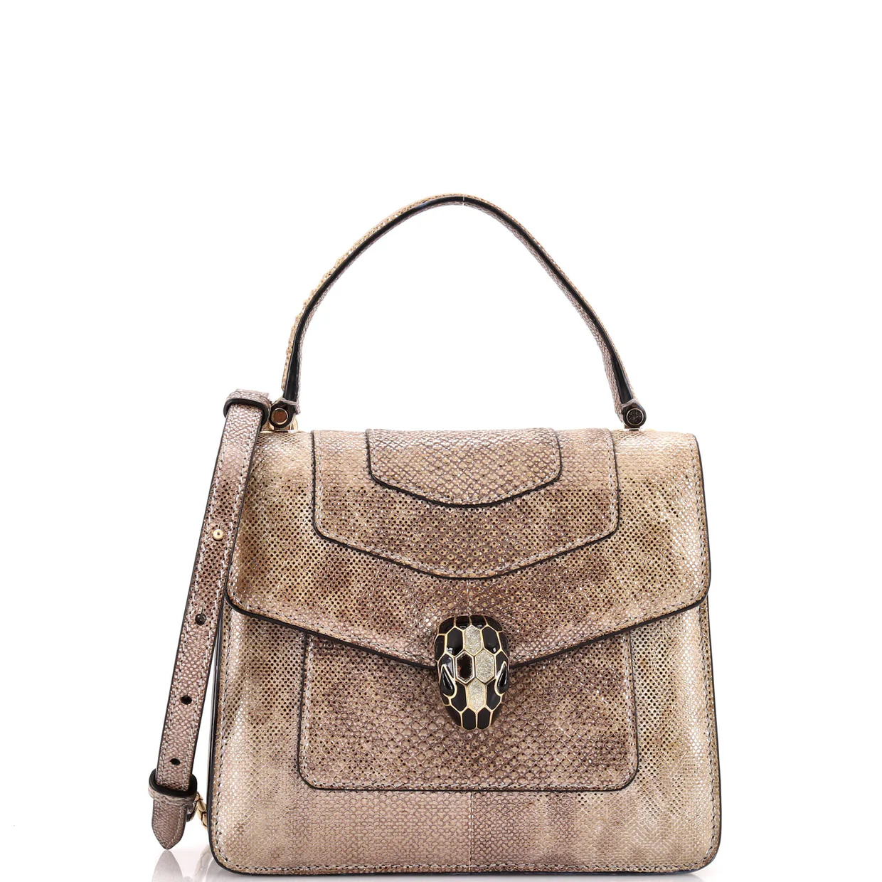 Serpenti Forever Top Handle Bag Karung Small - Deep Luxury
