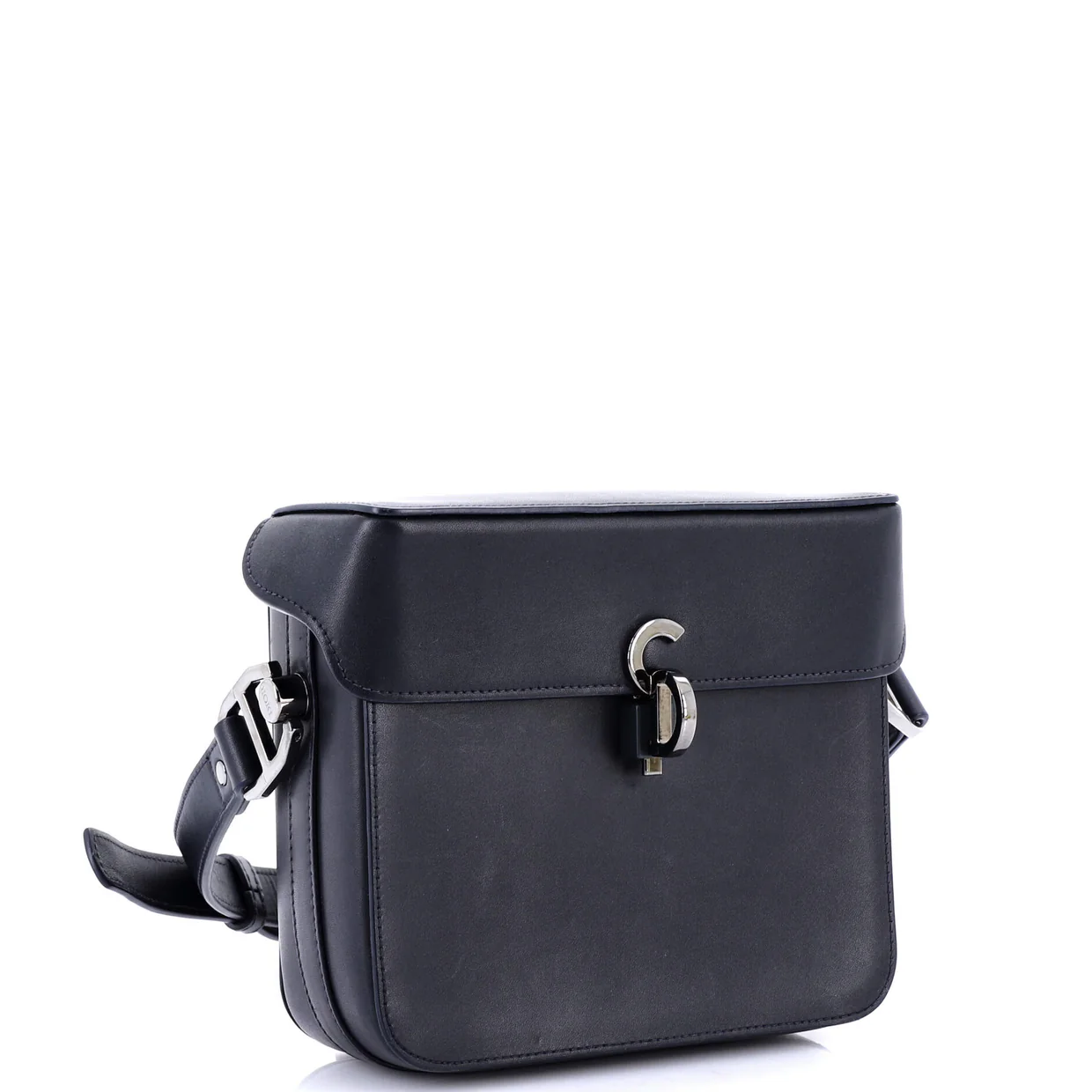 Boxy Messenger Bag Leather - Deep Luxury