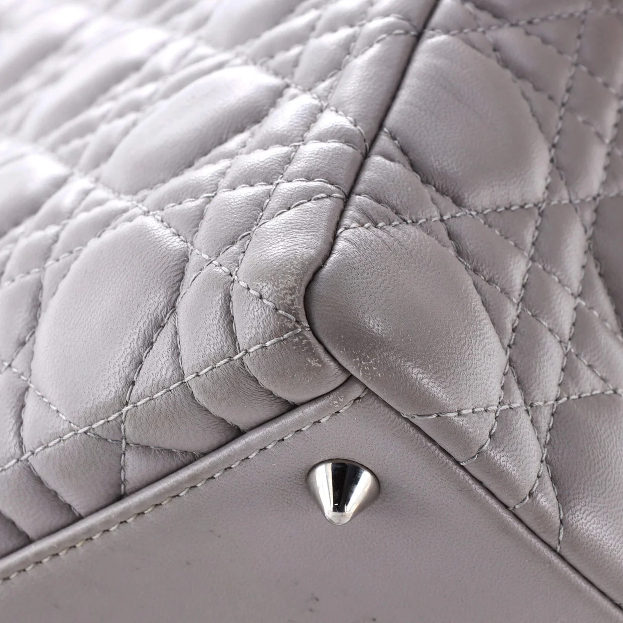 Lady Dior Bag Cannage Quilt Lambskin Medium - Deep Luxury