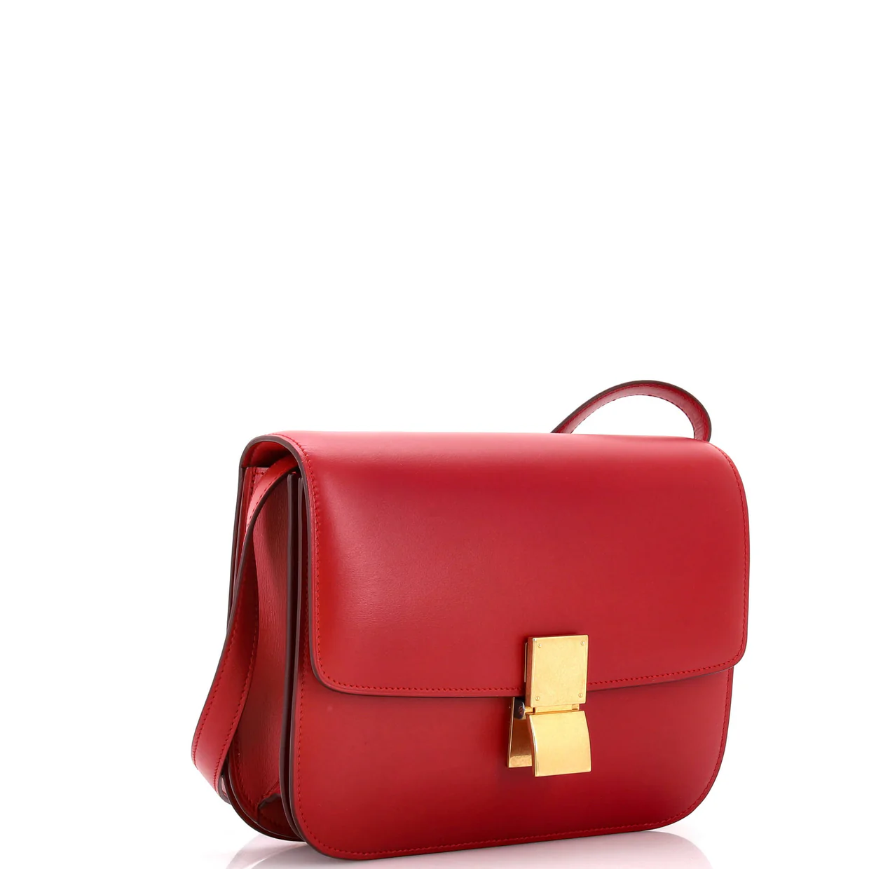 Classic Box Bag Smooth Leather Medium - Deep Luxury