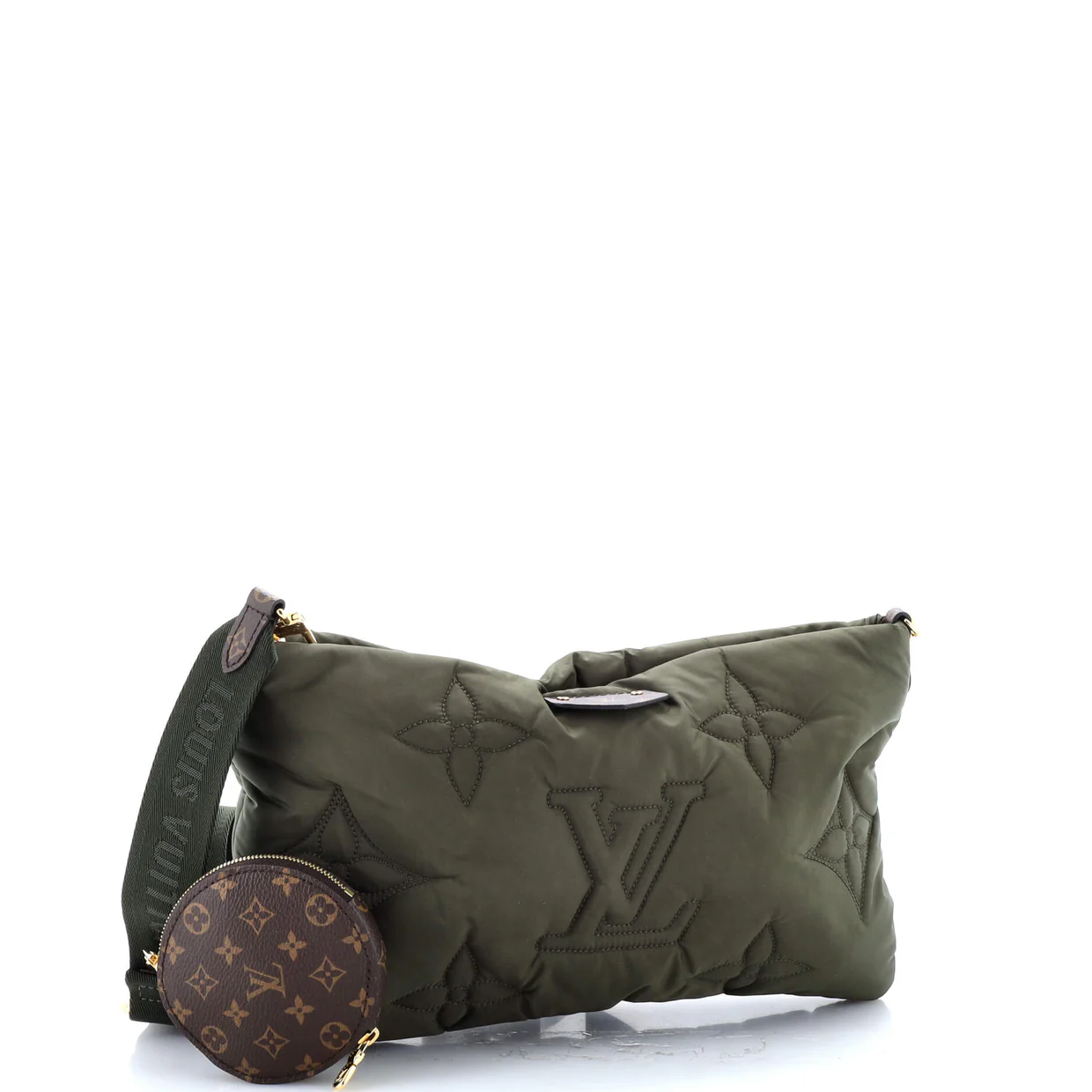 Maxi Multi Pochette Accessoires Monogram Quilted Econyl Nylon - Deep Luxury