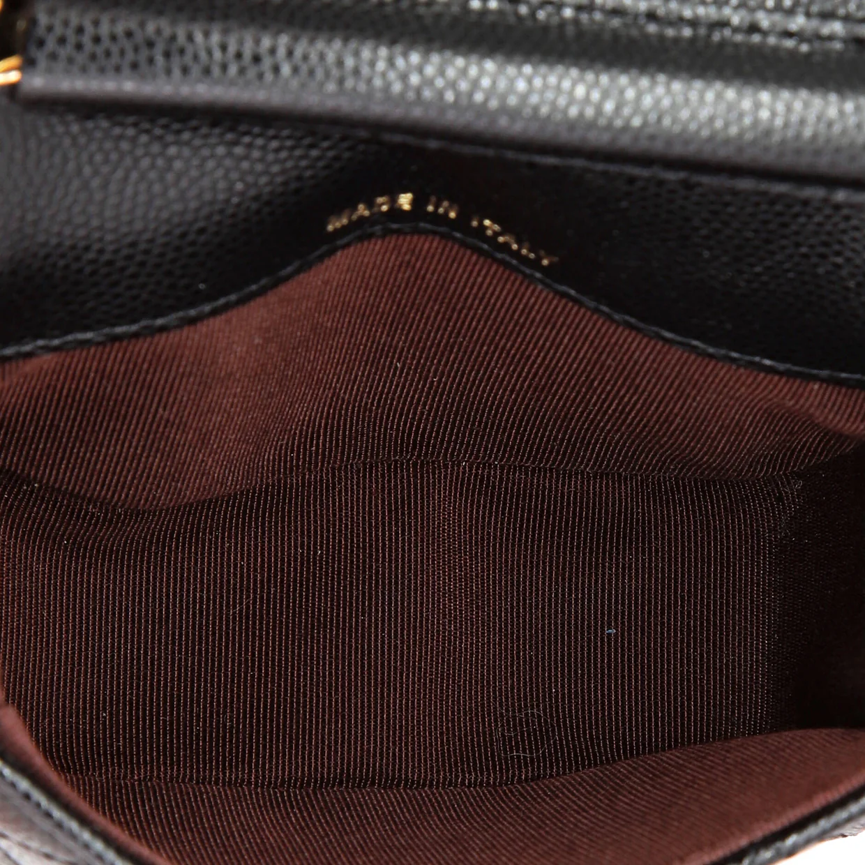 Classic Square Flap Clutch with Chain Quilted Caviar Mini - Deep Luxury