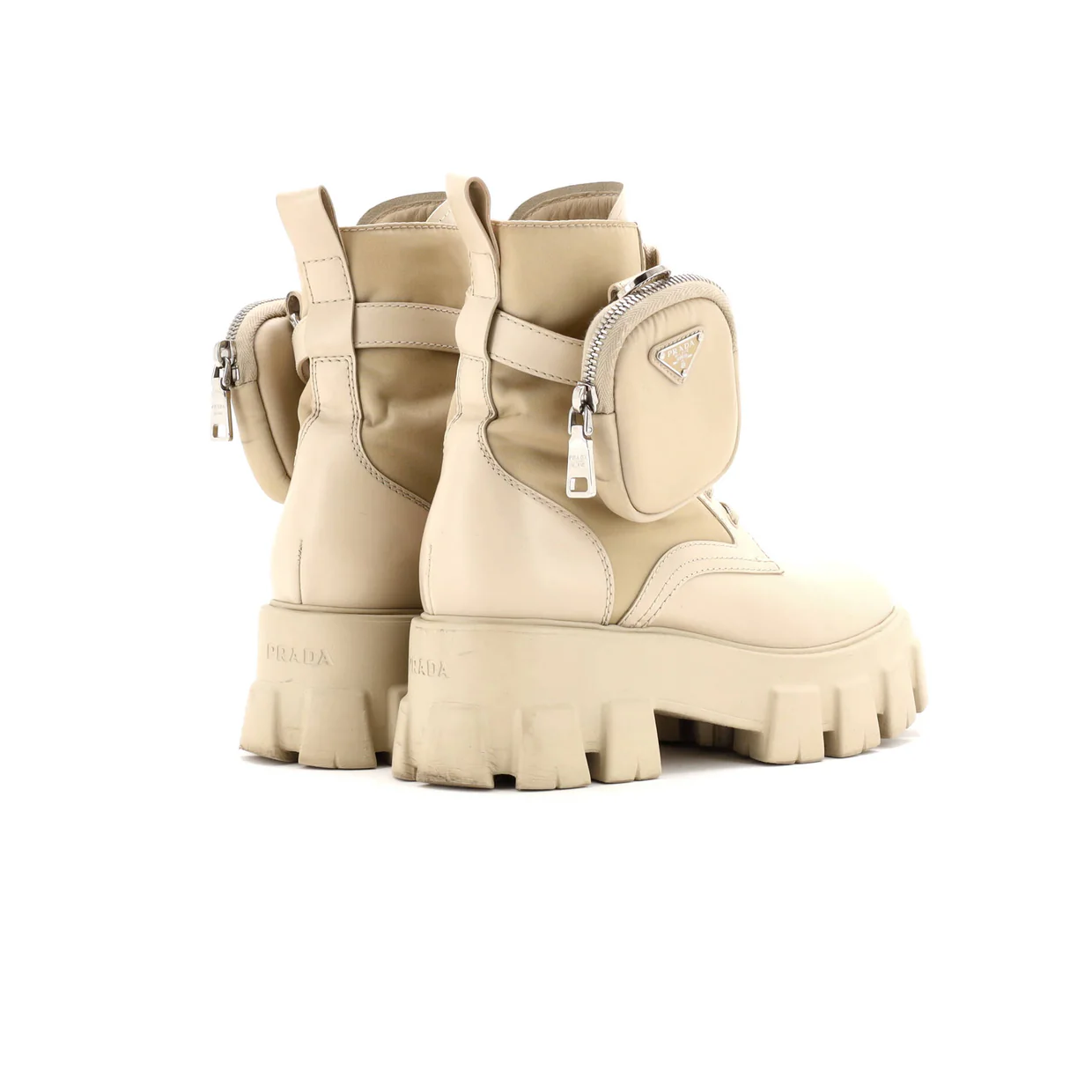 Monolith Combat Boots Leather and Nylon - Deep Luxury