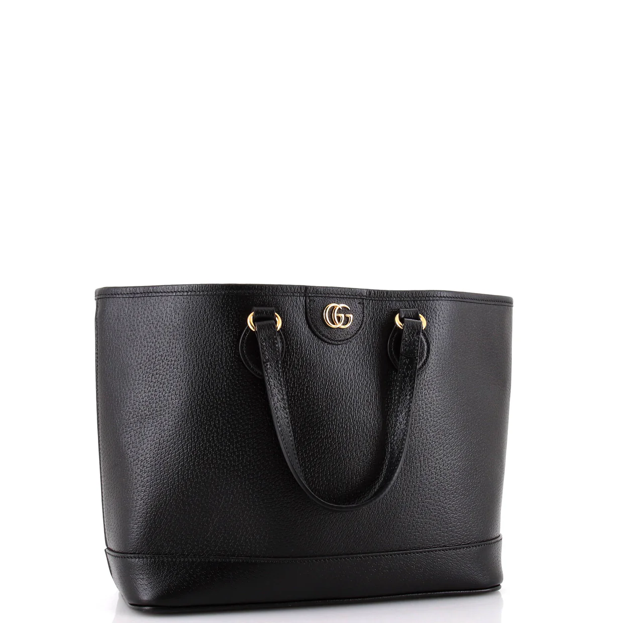 Ophidia Top Handle Shopping Tote Leather Small - Deep Luxury