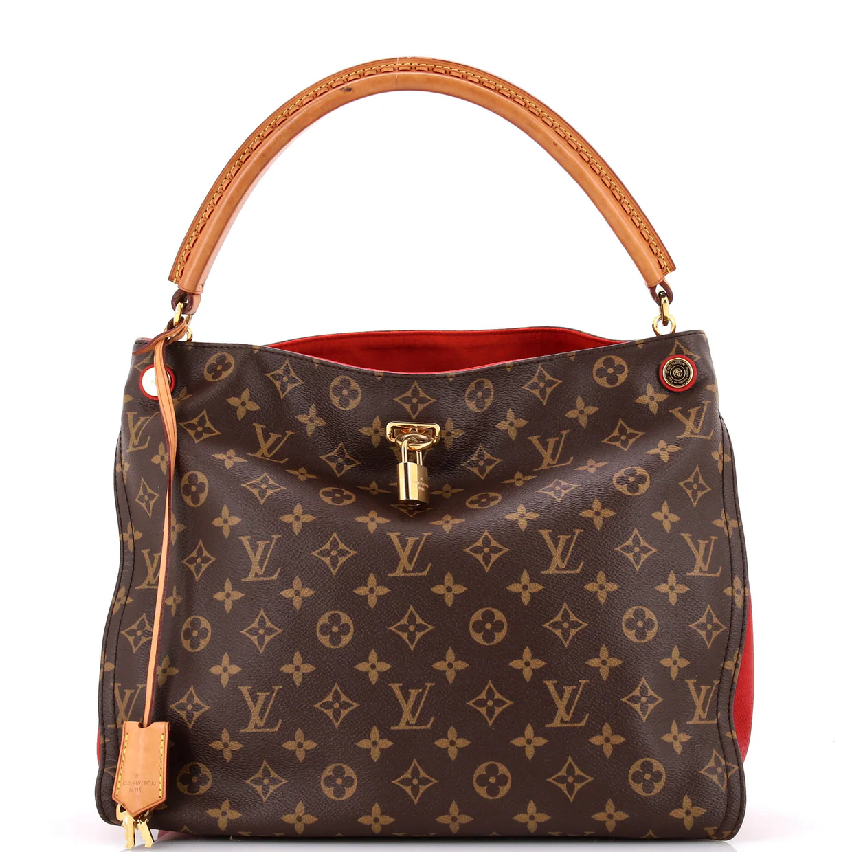 Gaia Handbag Monogram Canvas - Deep Luxury