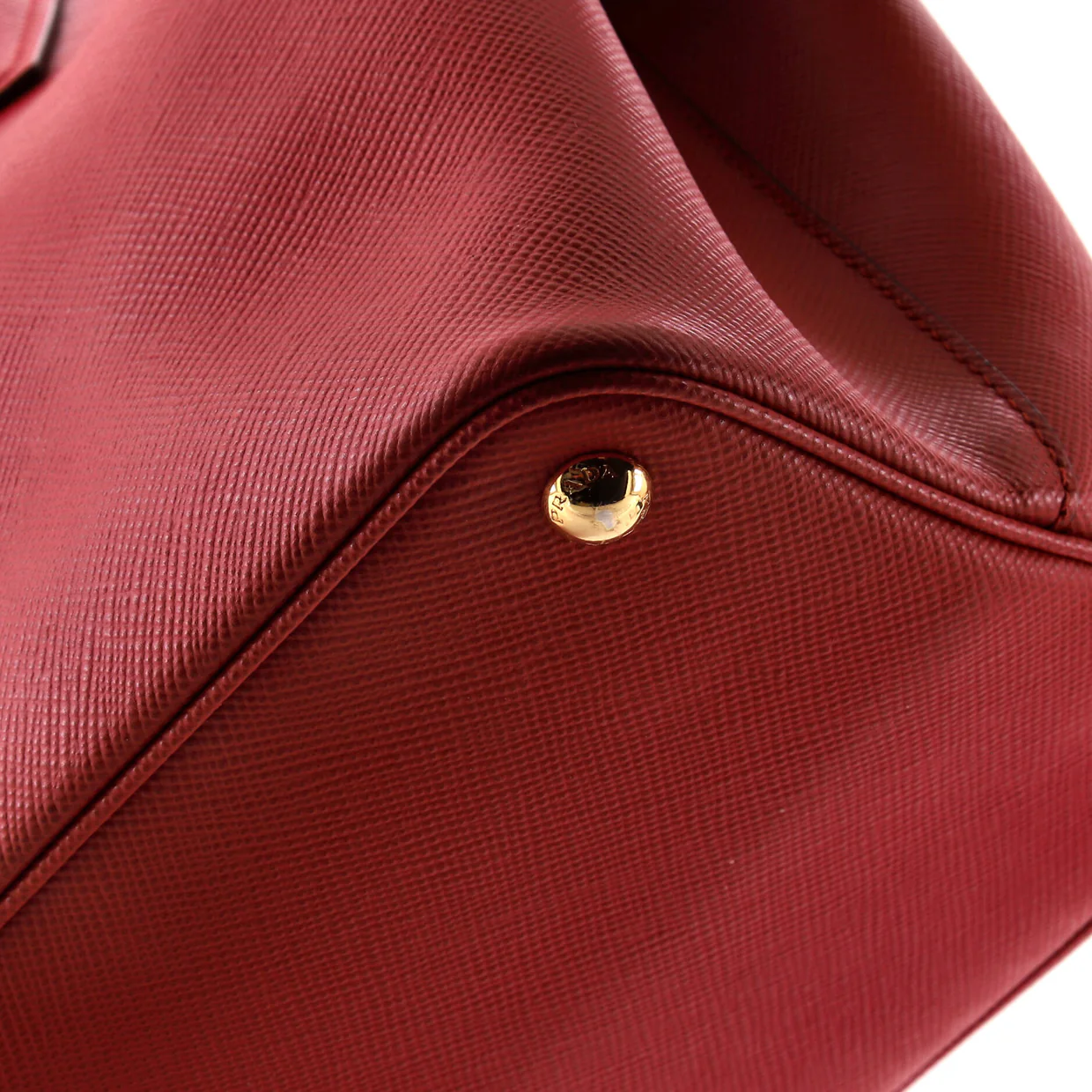 Cuir Double Tote Saffiano Leather Large - Deep Luxury