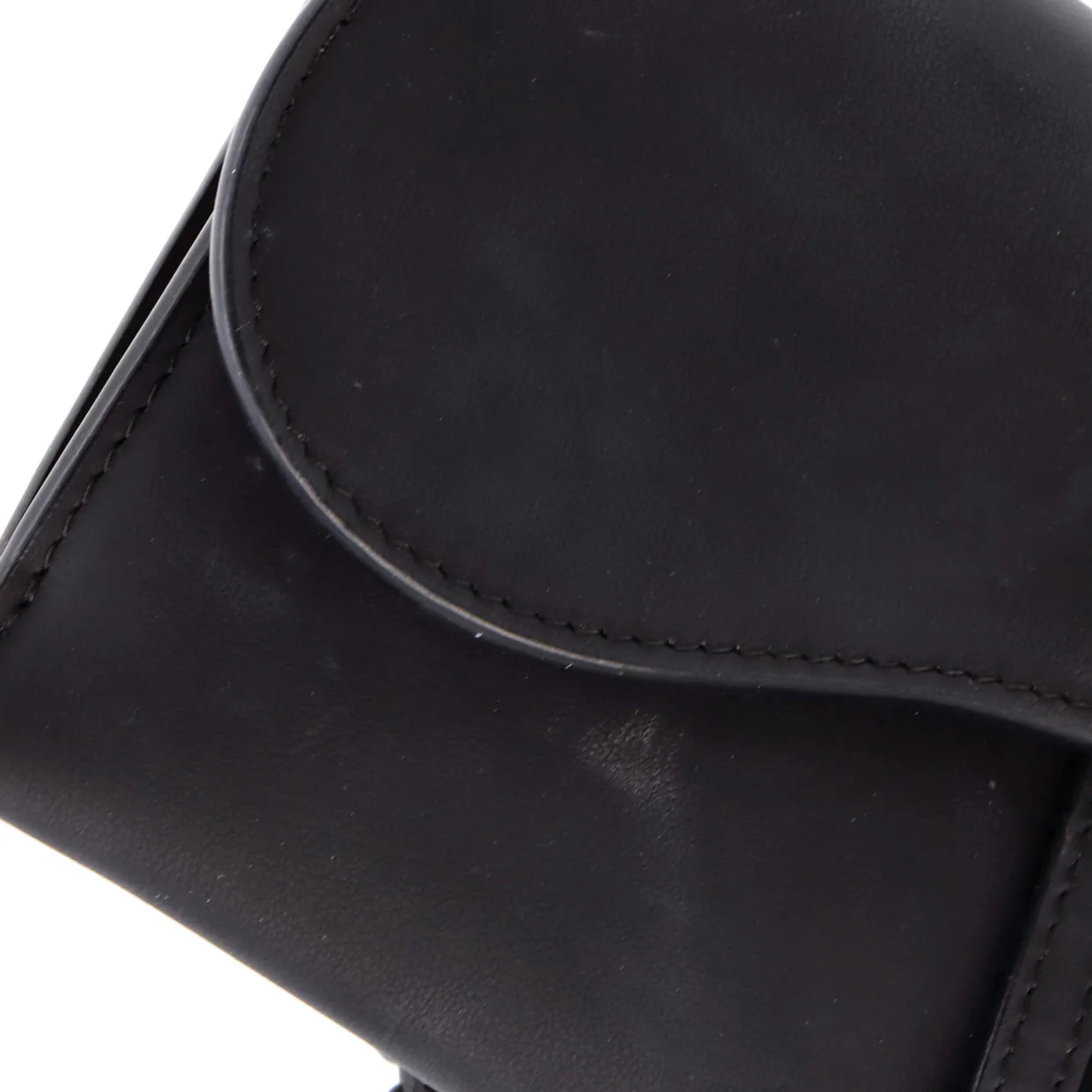 Ultra Matte Saddle Chain Wallet Leather - Deep Luxury