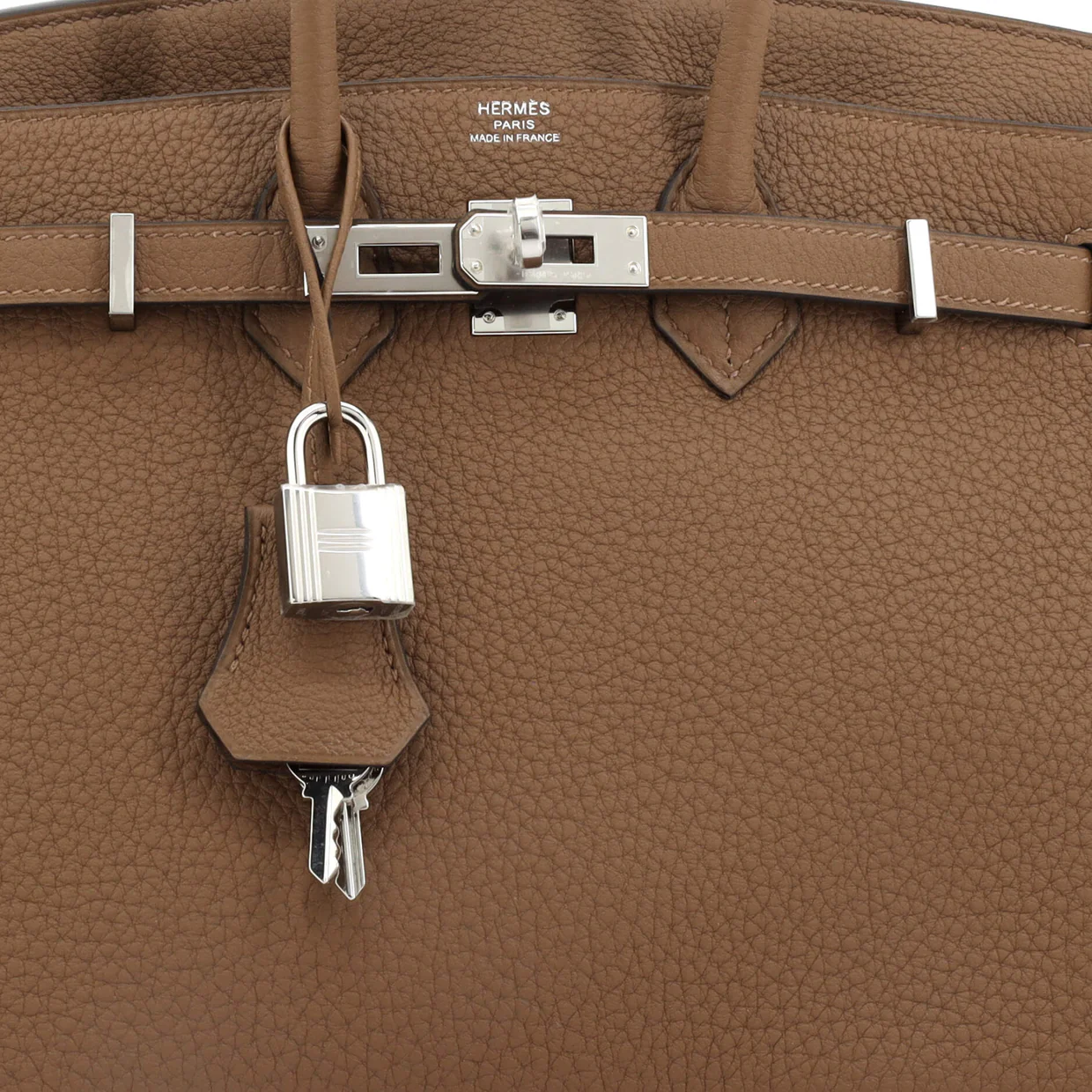 Birkin Handbag Alezan Togo with Palladium Hardware 25 - Deep Luxury