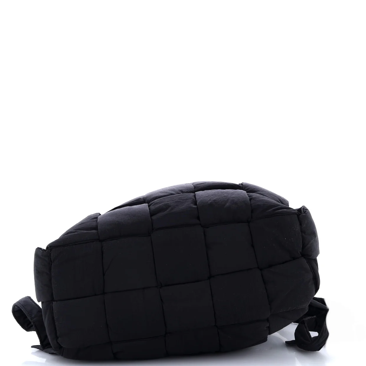 Fold-top Padded Backpack Intrecciato Nylon - Deep Luxury