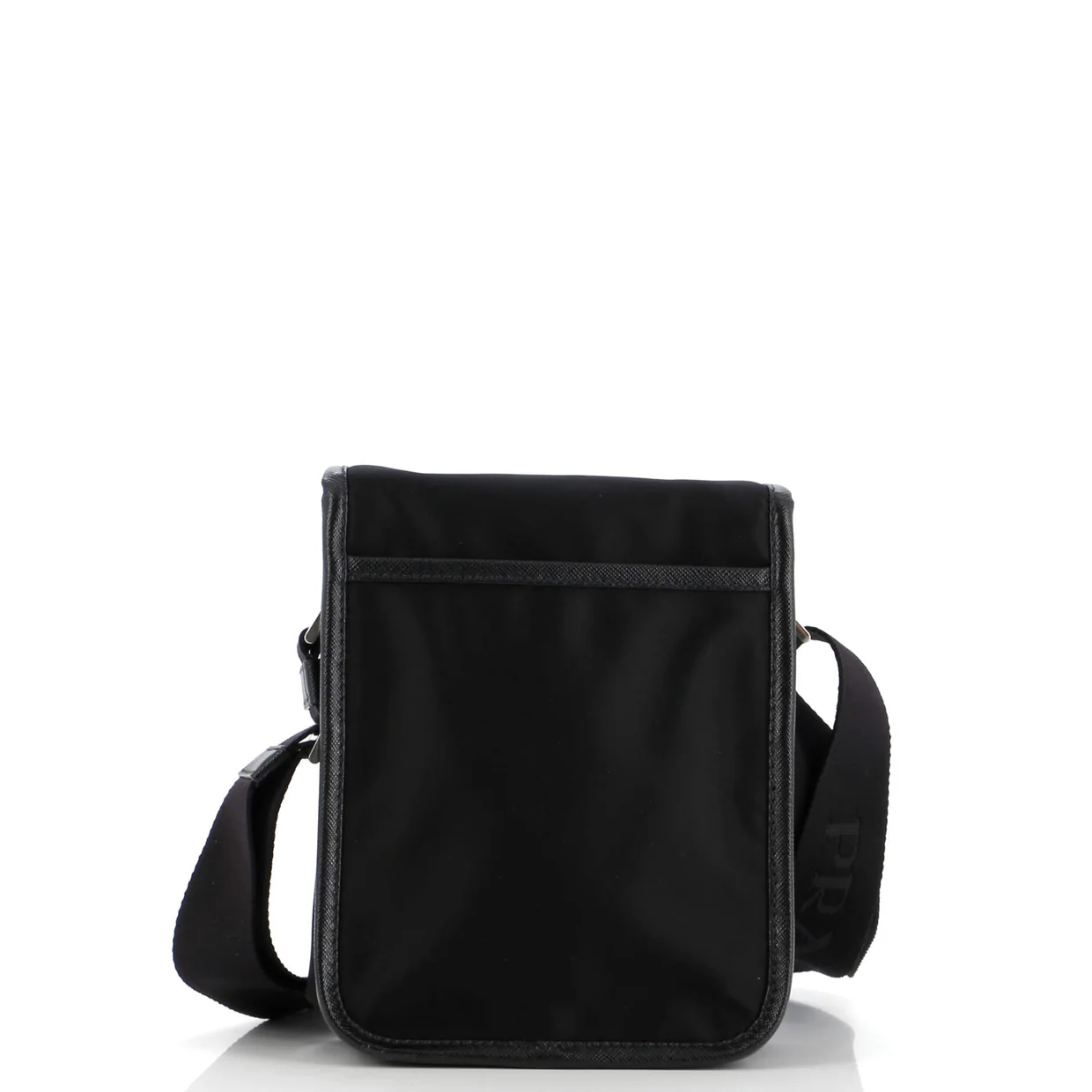 Logo Flap Messenger Tessuto Mini - Deep Luxury