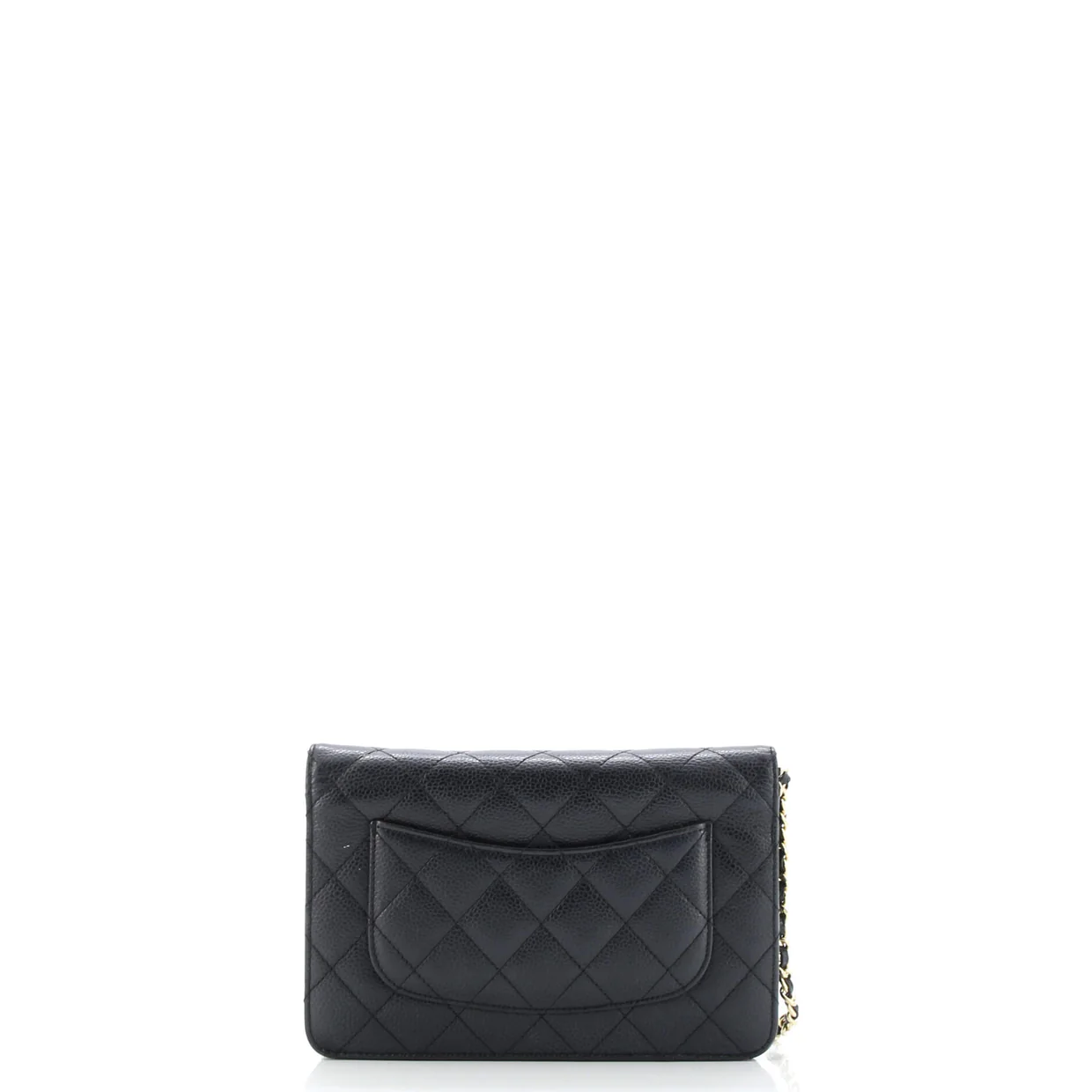 Wallet on Chain Quilted Caviar - Deep Luxury