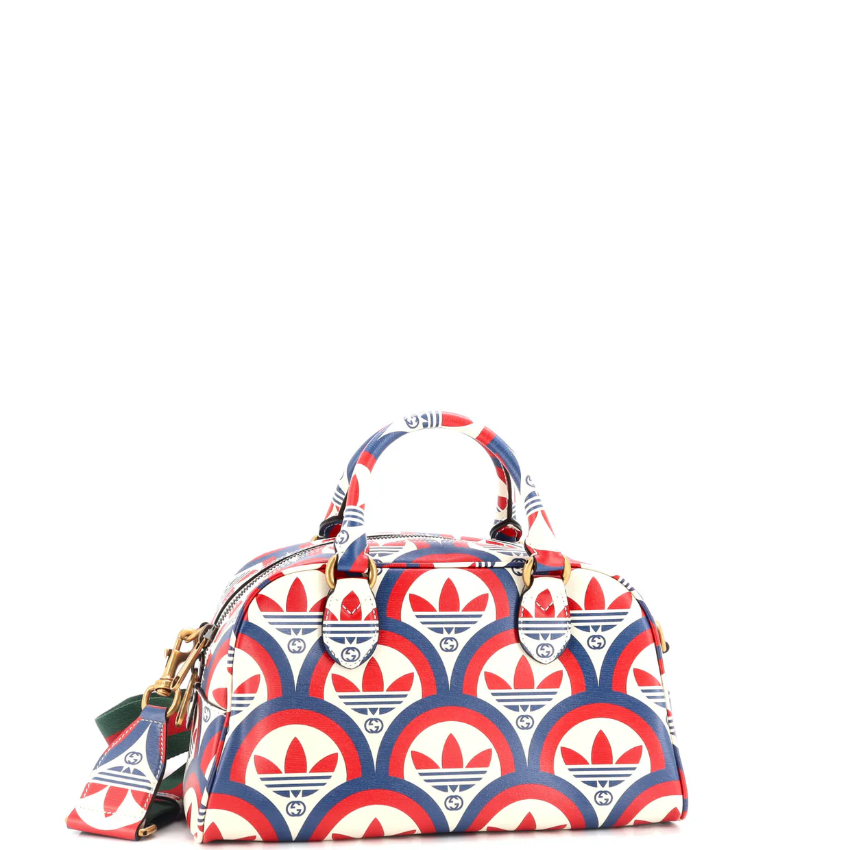 x adidas Duffle Bag Printed Leather Mini - Deep Luxury