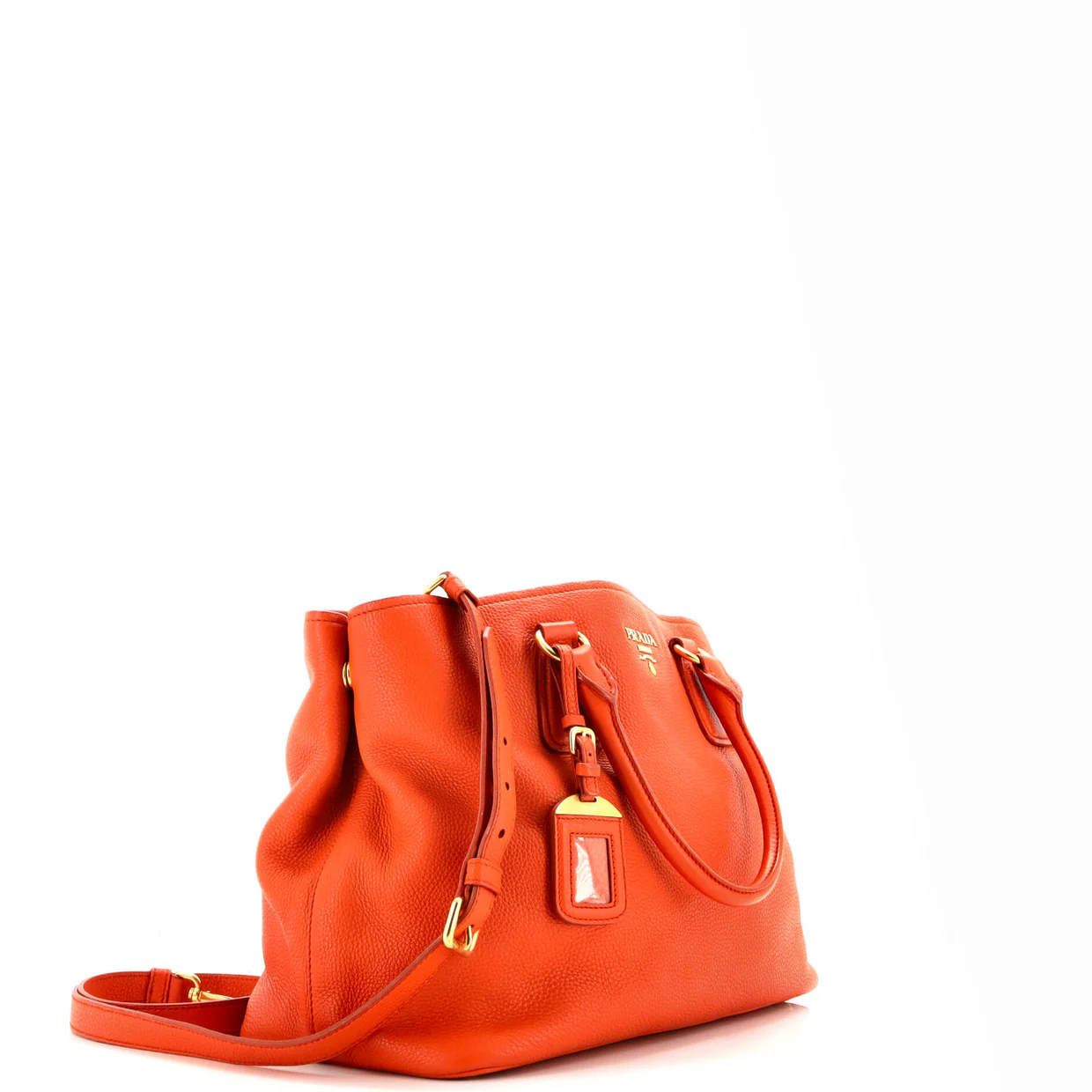 Convertible Shopping Tote Vitello Daino Medium - Deep Luxury