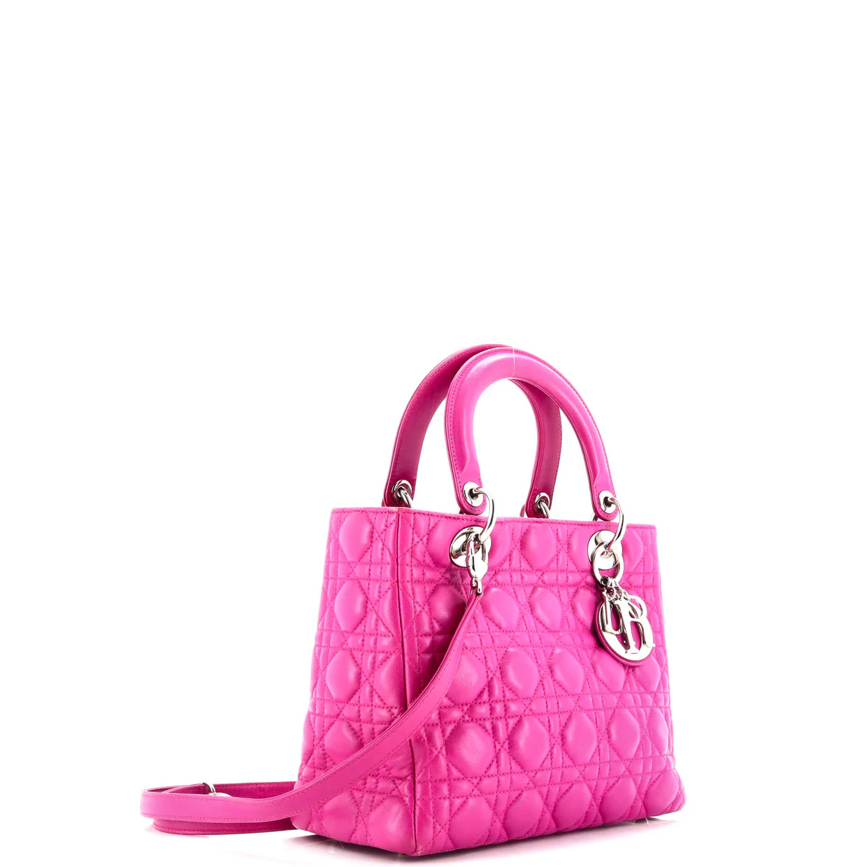 Lady Dior Bag Cannage Quilt Lambskin Medium - Deep Luxury